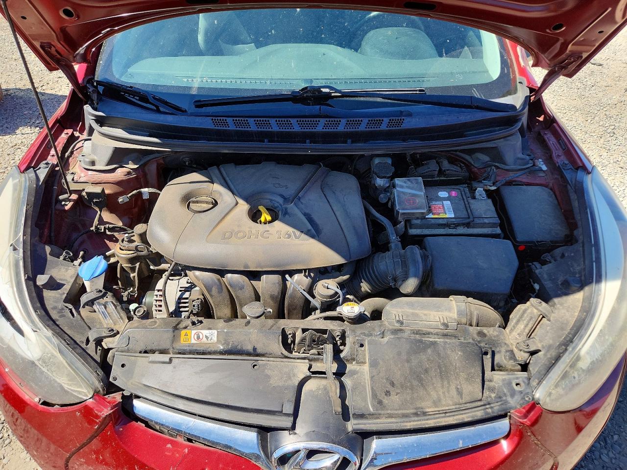2015 Hyundai Elantra Se Красный vin: 5NPDH4AE2FH633347