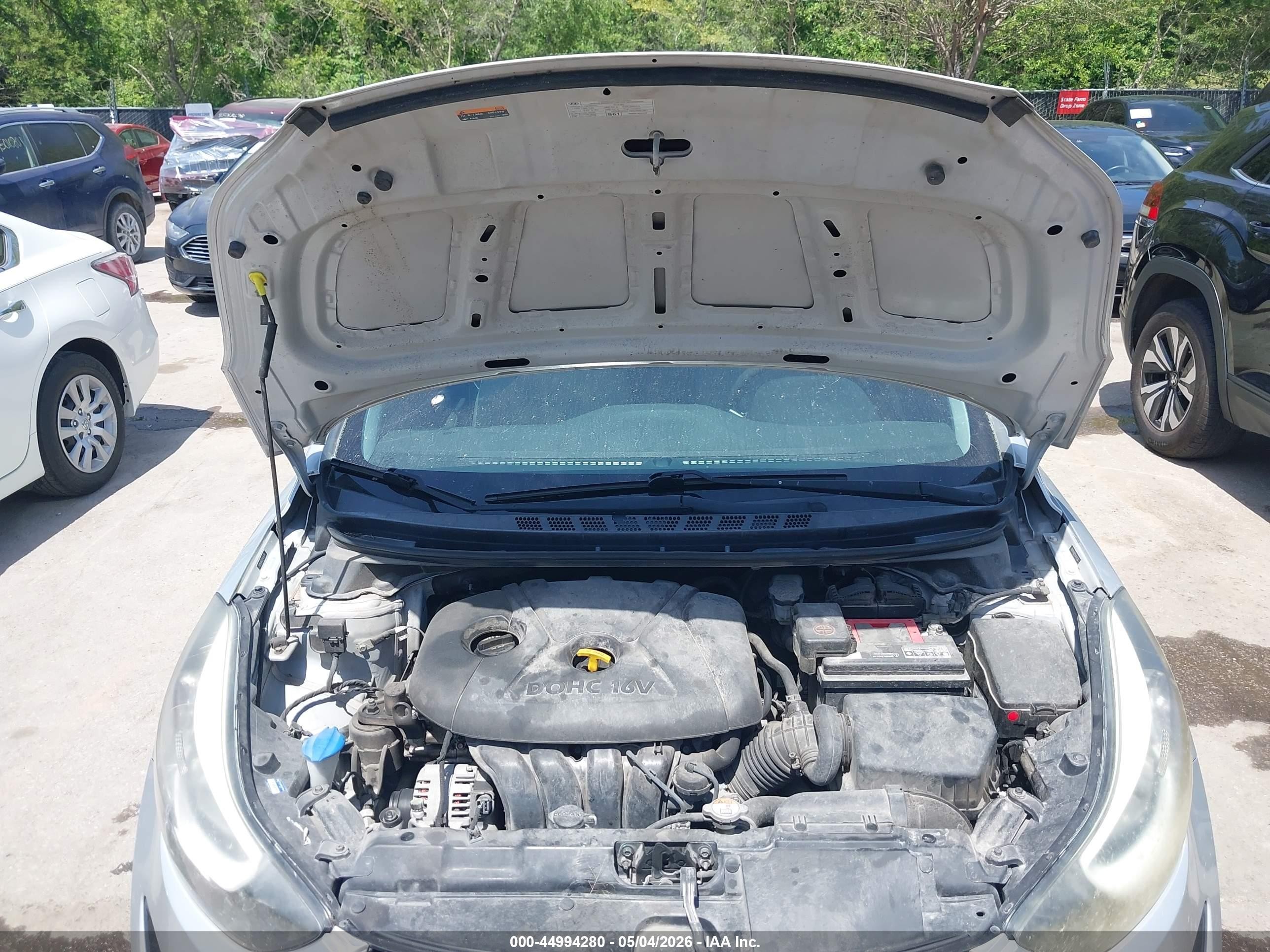 2015 Hyundai Elantra Se Silver vin: 5NPDH4AE2FH636748