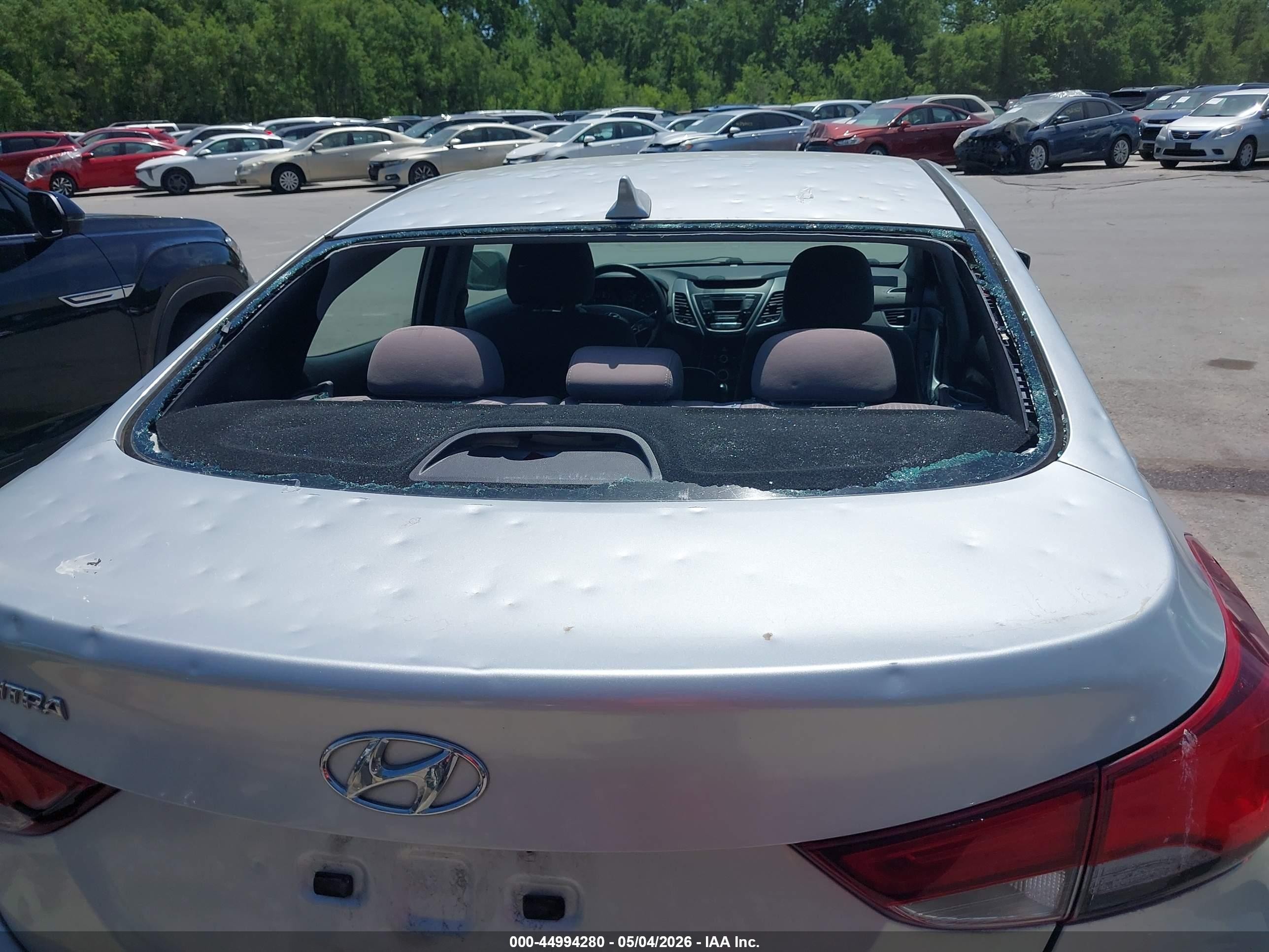 2015 Hyundai Elantra Se Silver vin: 5NPDH4AE2FH636748