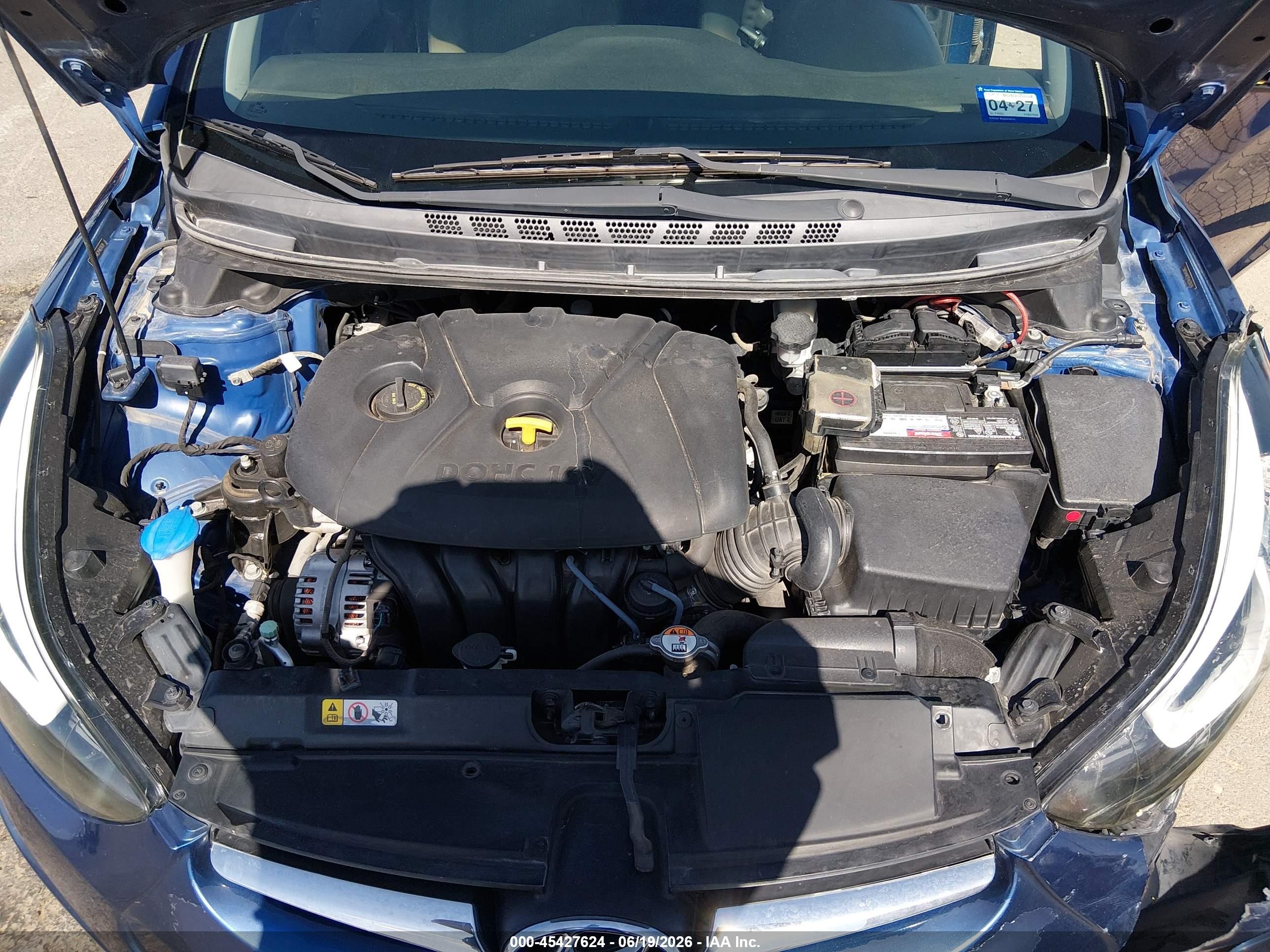 2015 Hyundai Elantra Se Dark Blue vin: 5NPDH4AE2FH637639
