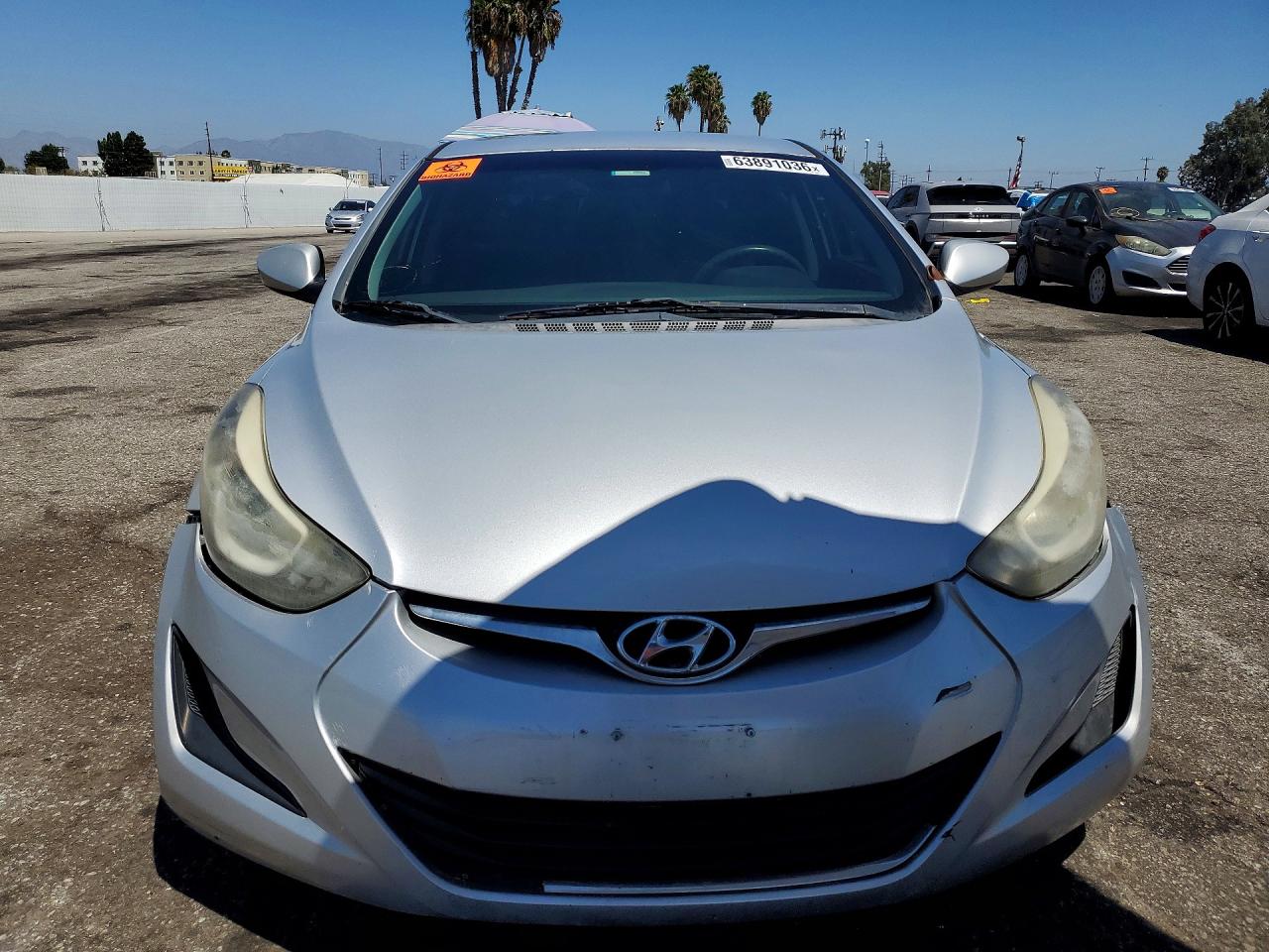 2015 Hyundai Elantra Se Silver vin: 5NPDH4AE2FH642615