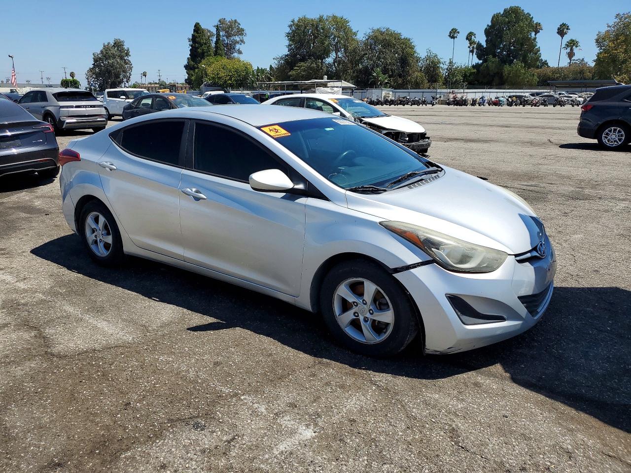 2015 Hyundai Elantra Se Silver vin: 5NPDH4AE2FH642615