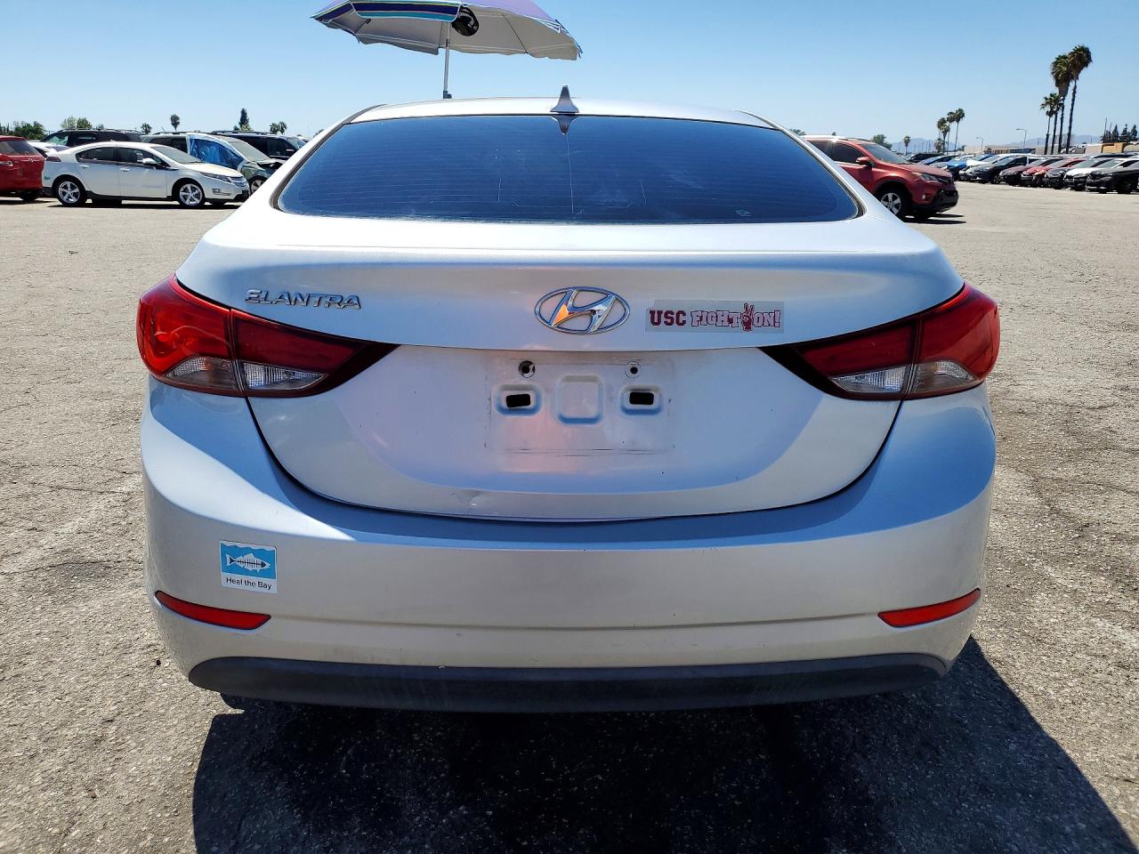 2015 Hyundai Elantra Se Silver vin: 5NPDH4AE2FH642615