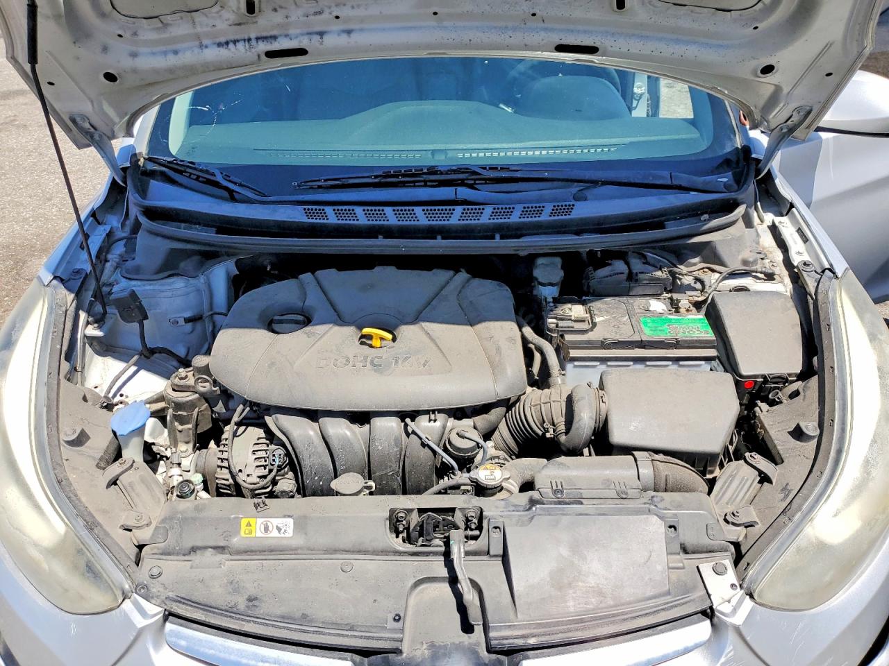 2015 Hyundai Elantra Se Silver vin: 5NPDH4AE2FH642615