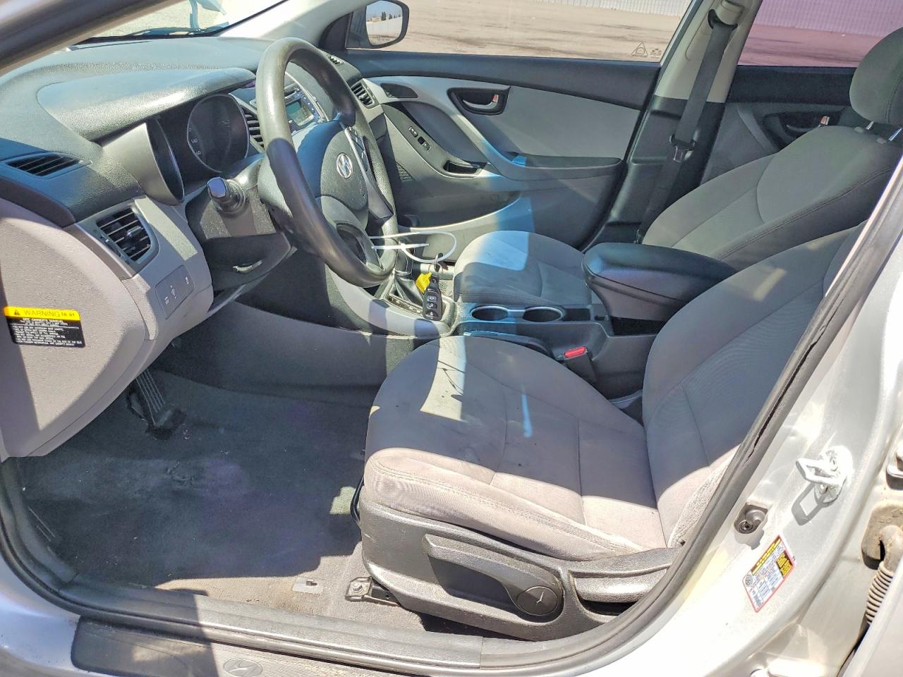 2015 Hyundai Elantra Se Silver vin: 5NPDH4AE2FH642615