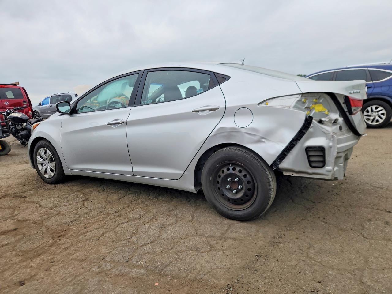 2016 Hyundai Elantra Se Silver vin: 5NPDH4AE2GH678581