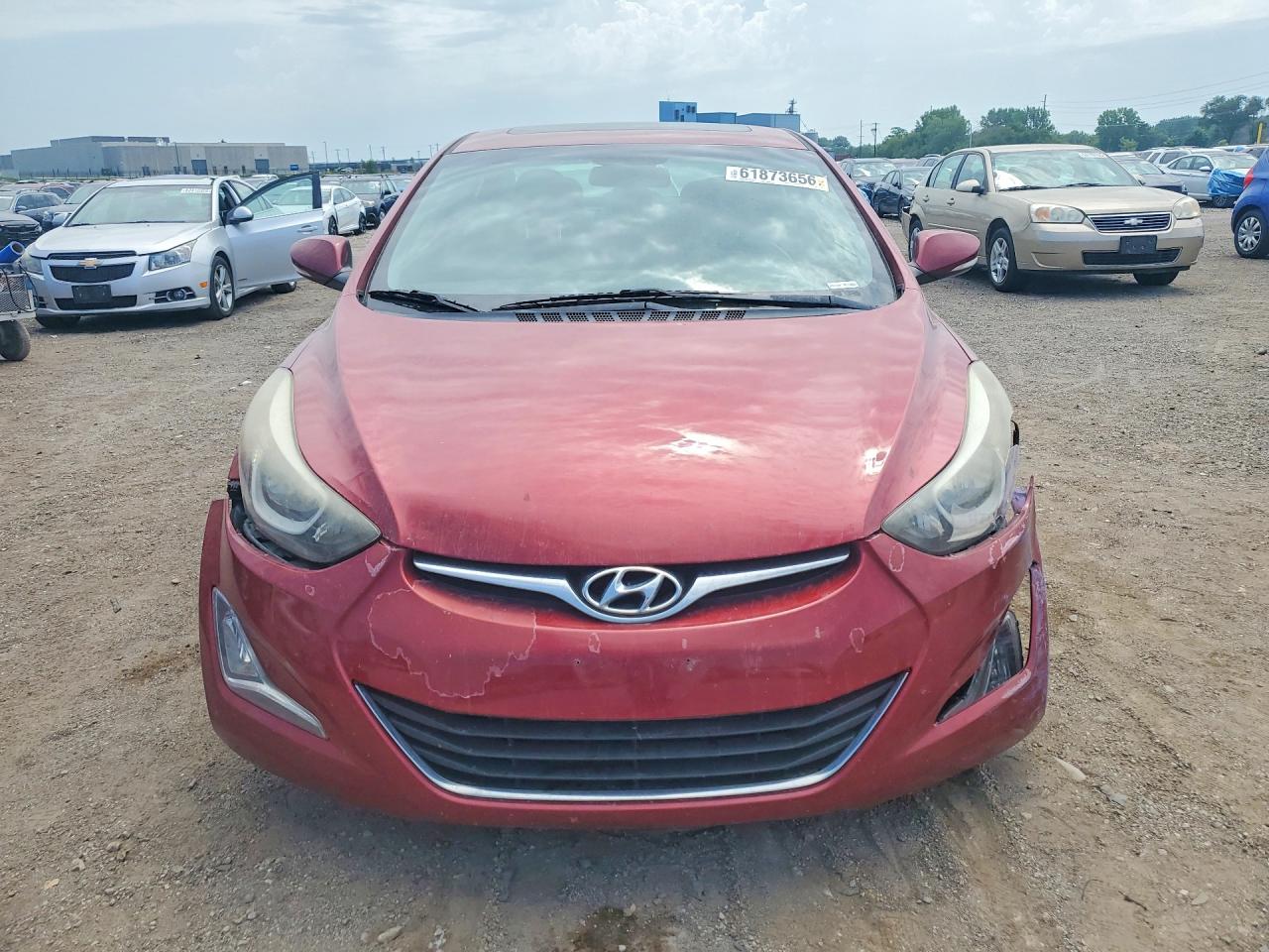 2016 Hyundai Elantra Value Edition Красный vin: 5NPDH4AE2GH711966
