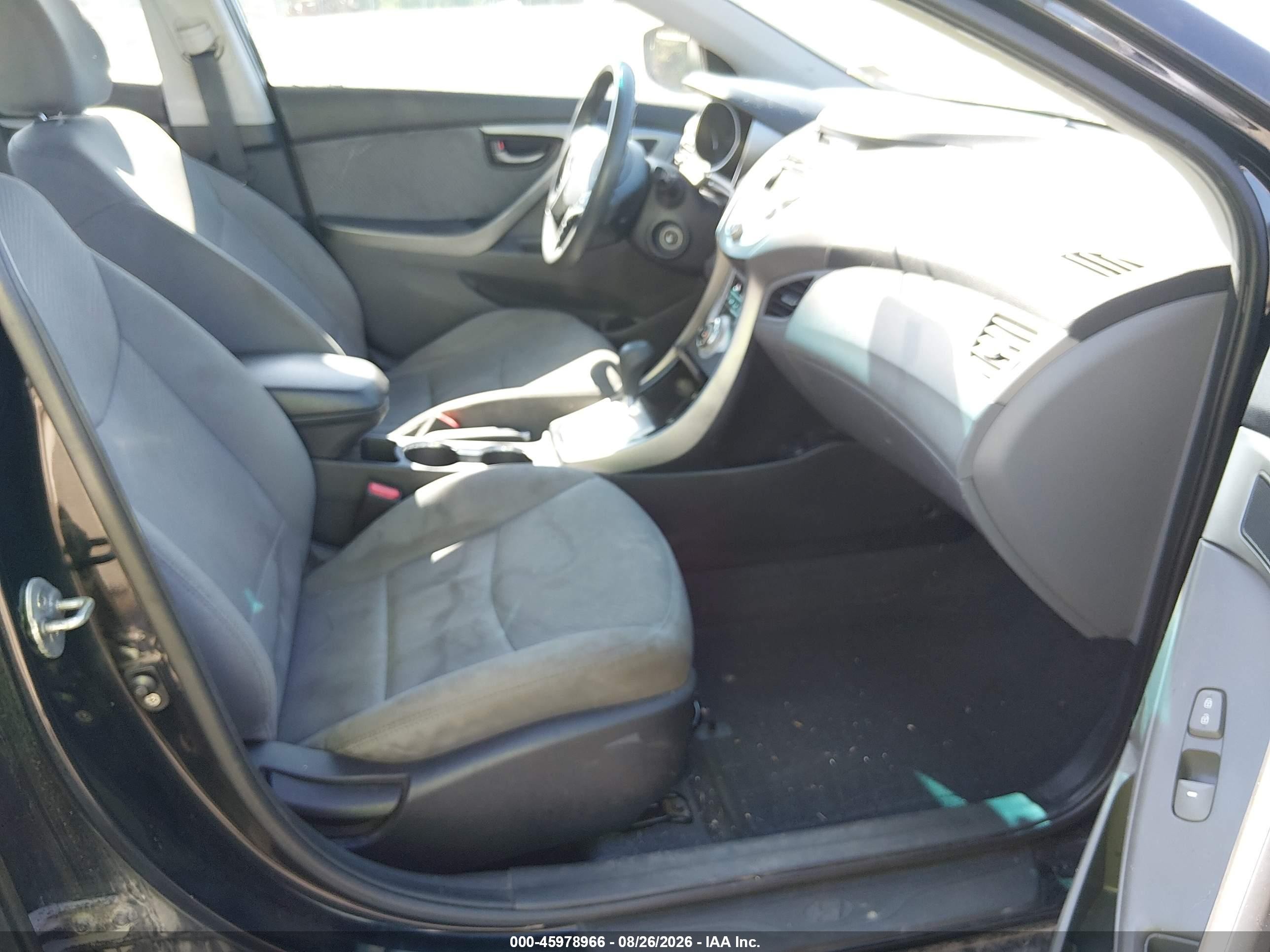 2011 Hyundai Elantra Gls Black vin: 5NPDH4AE3BH002276