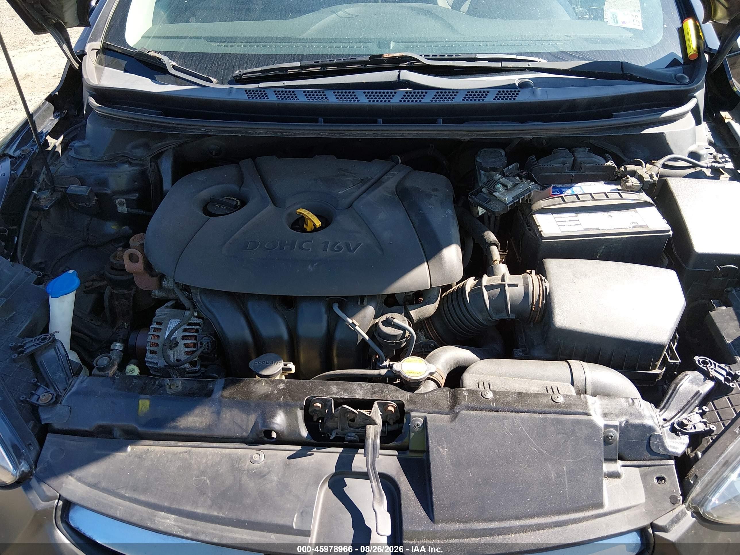 2011 Hyundai Elantra Gls Black vin: 5NPDH4AE3BH002276