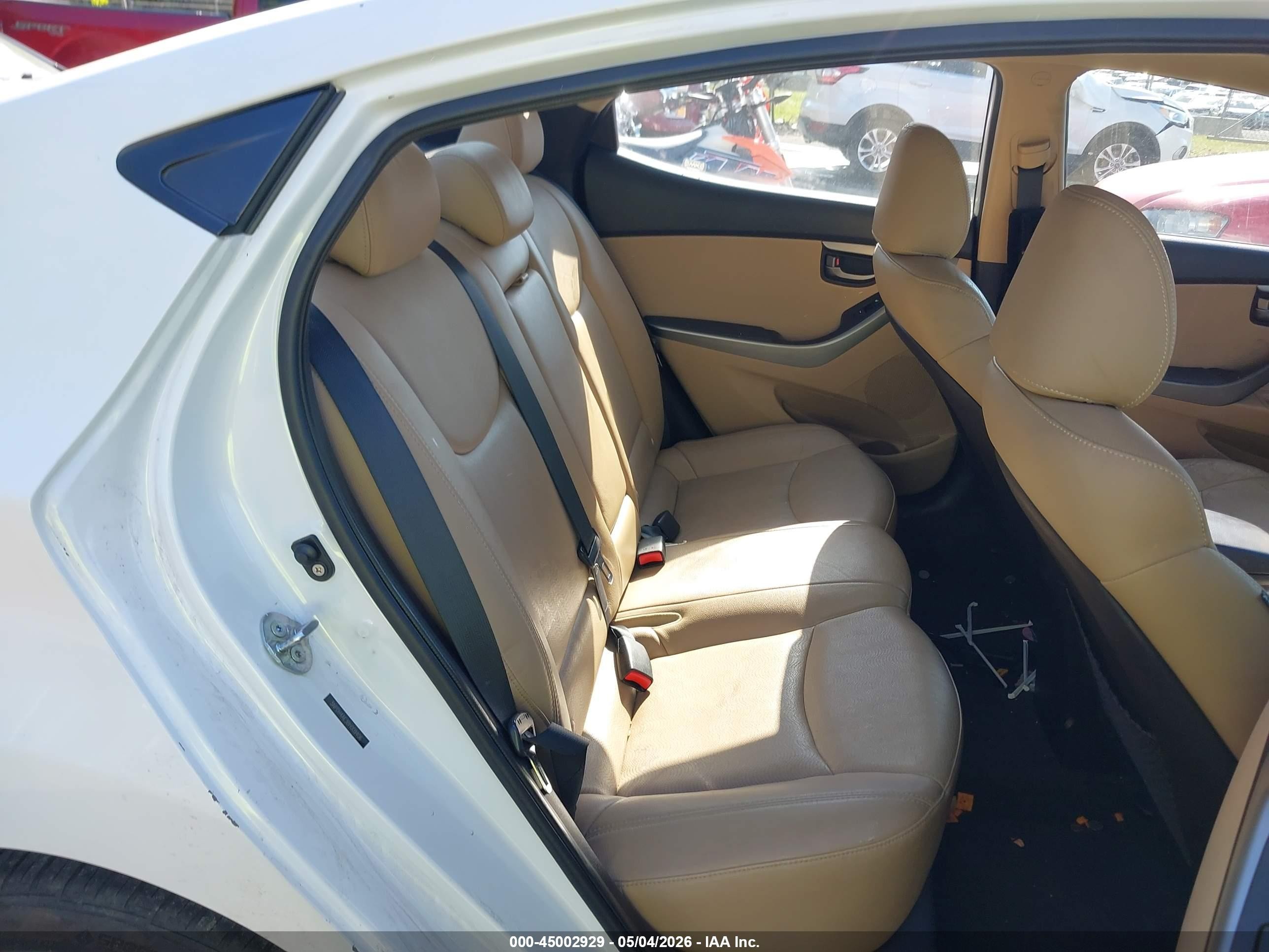 2011 Hyundai Elantra Limited White vin: 5NPDH4AE3BH009406
