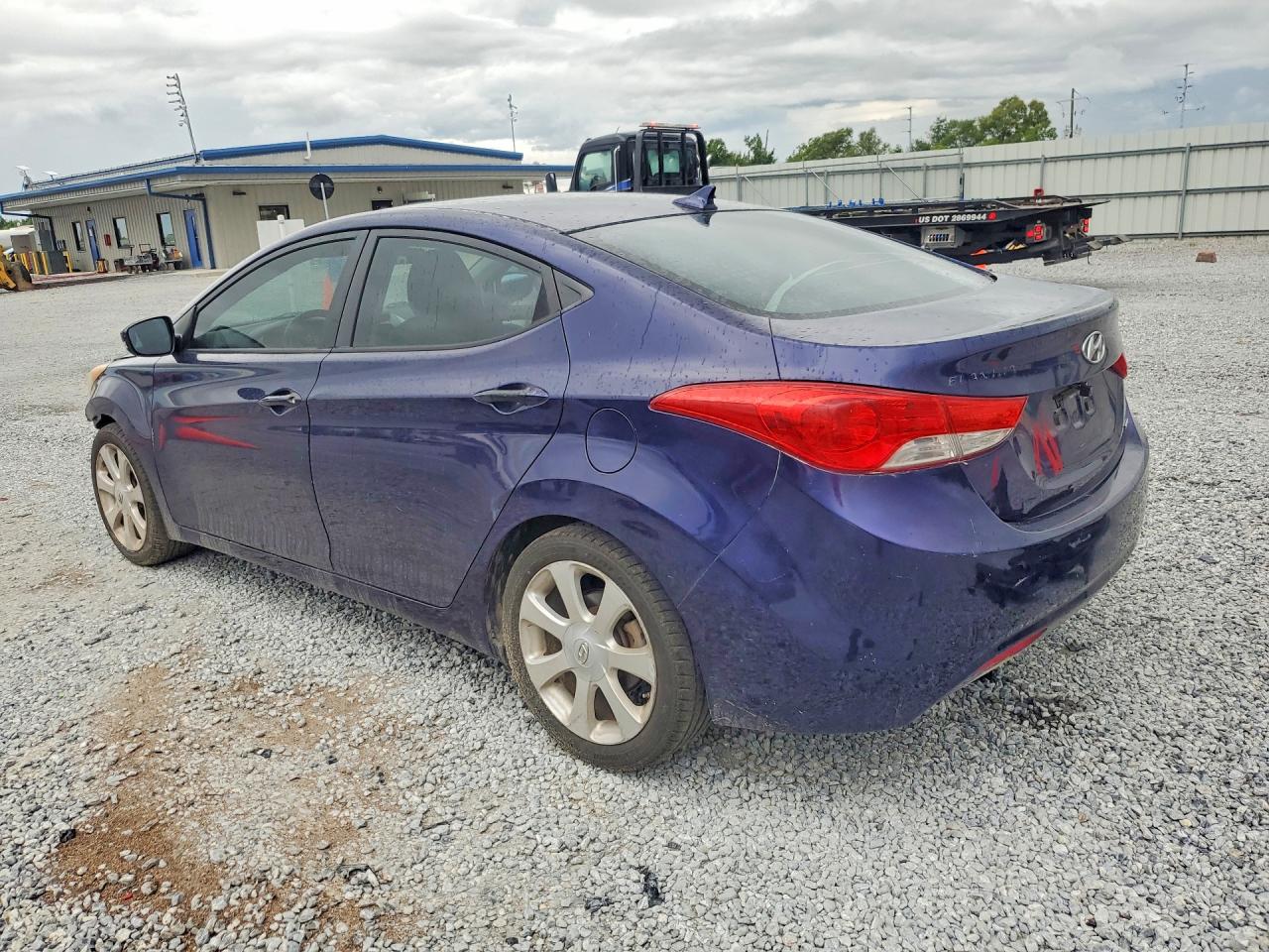 2011 Hyundai Elantra Limited Blue vin: 5NPDH4AE3BH014668