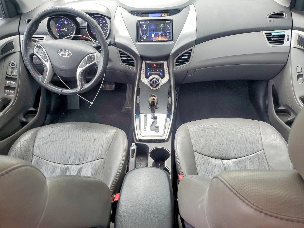 2011 Hyundai Elantra Limited Blue vin: 5NPDH4AE3BH014668