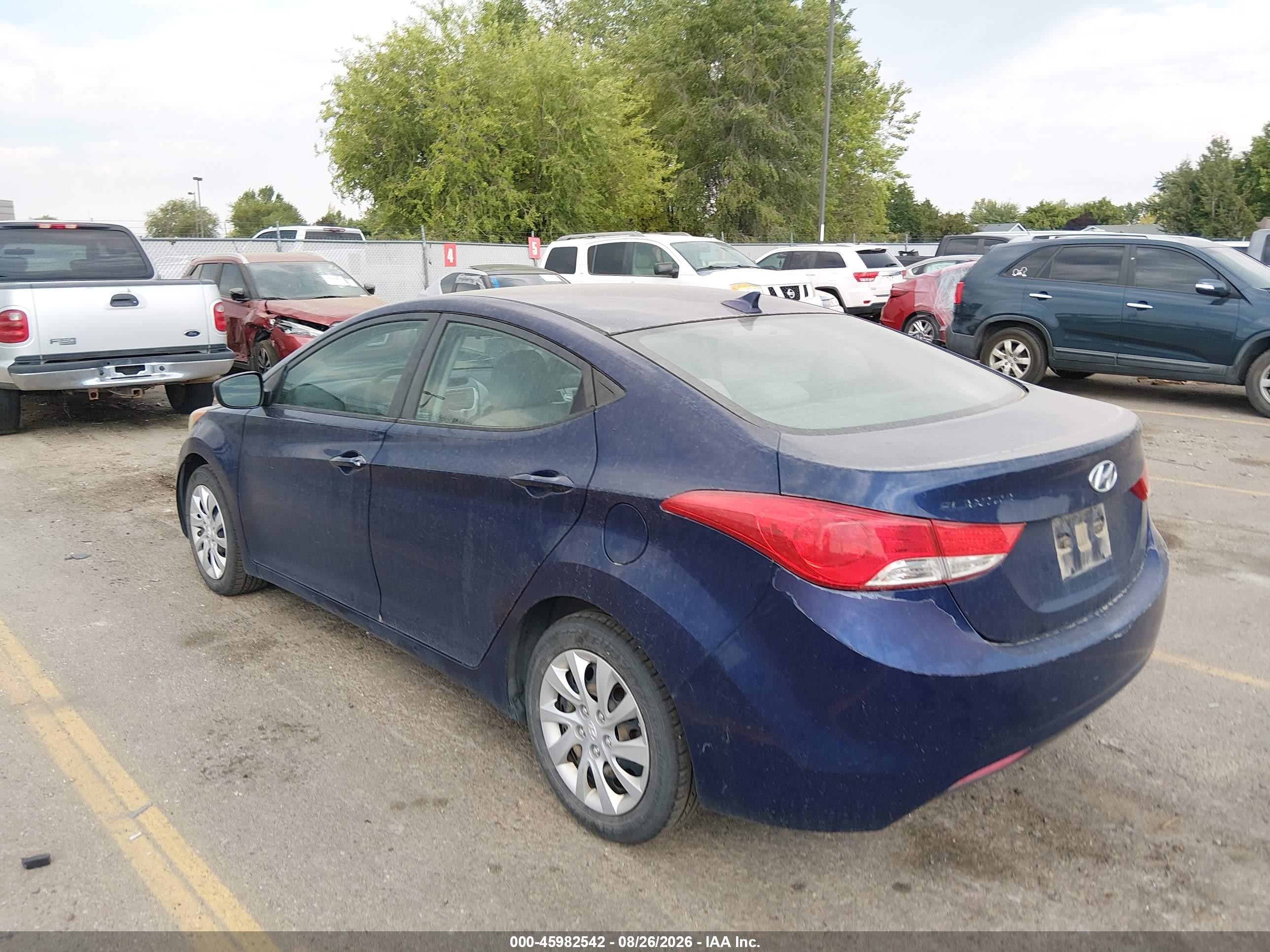 2011 Hyundai Elantra Gls Blue vin: 5NPDH4AE3BH025220