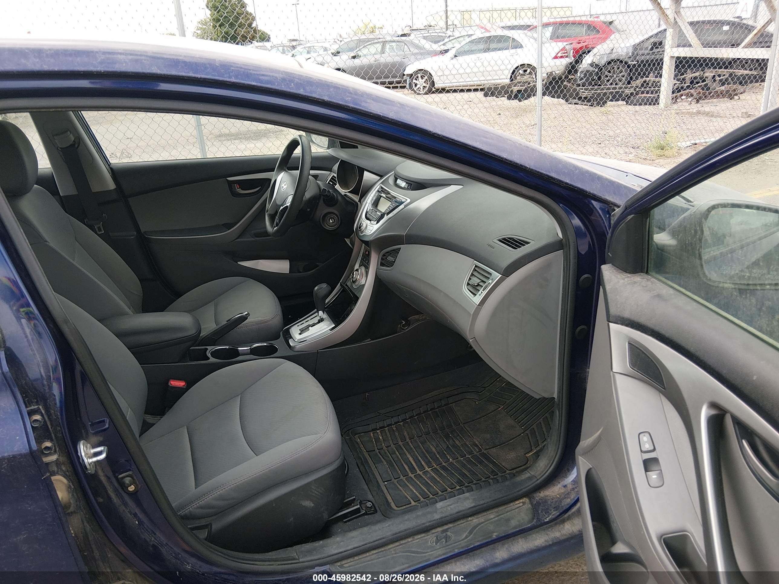 2011 Hyundai Elantra Gls Blue vin: 5NPDH4AE3BH025220