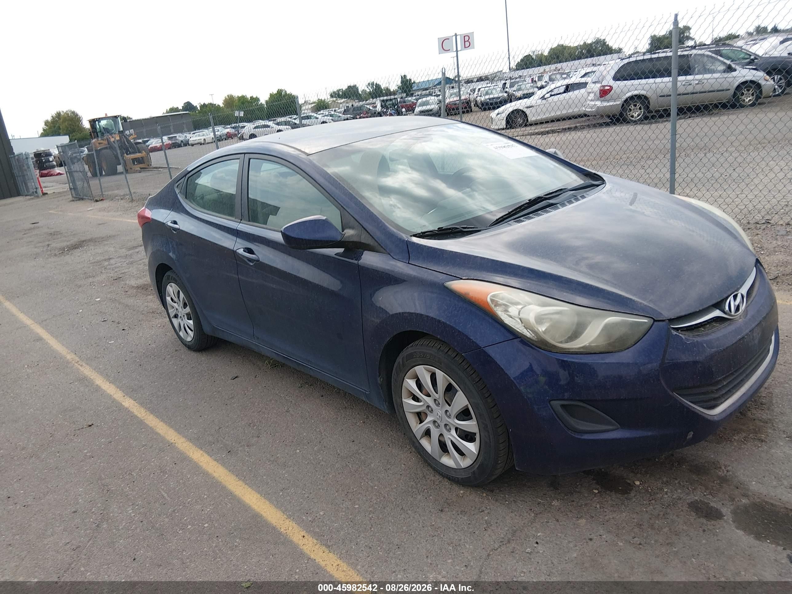 2011 Hyundai Elantra Gls Blue vin: 5NPDH4AE3BH025220