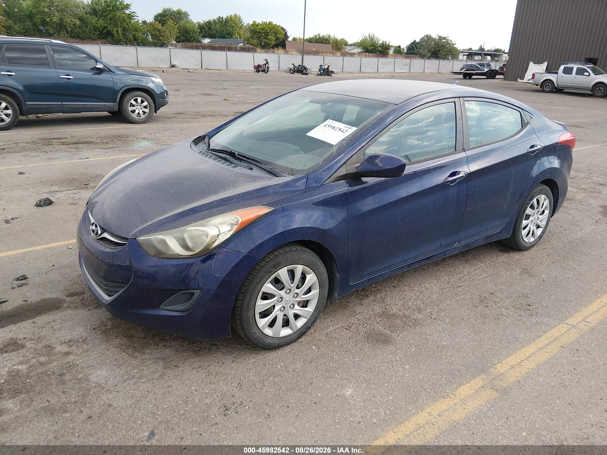 2011 Hyundai Elantra Gls Blue vin: 5NPDH4AE3BH025220