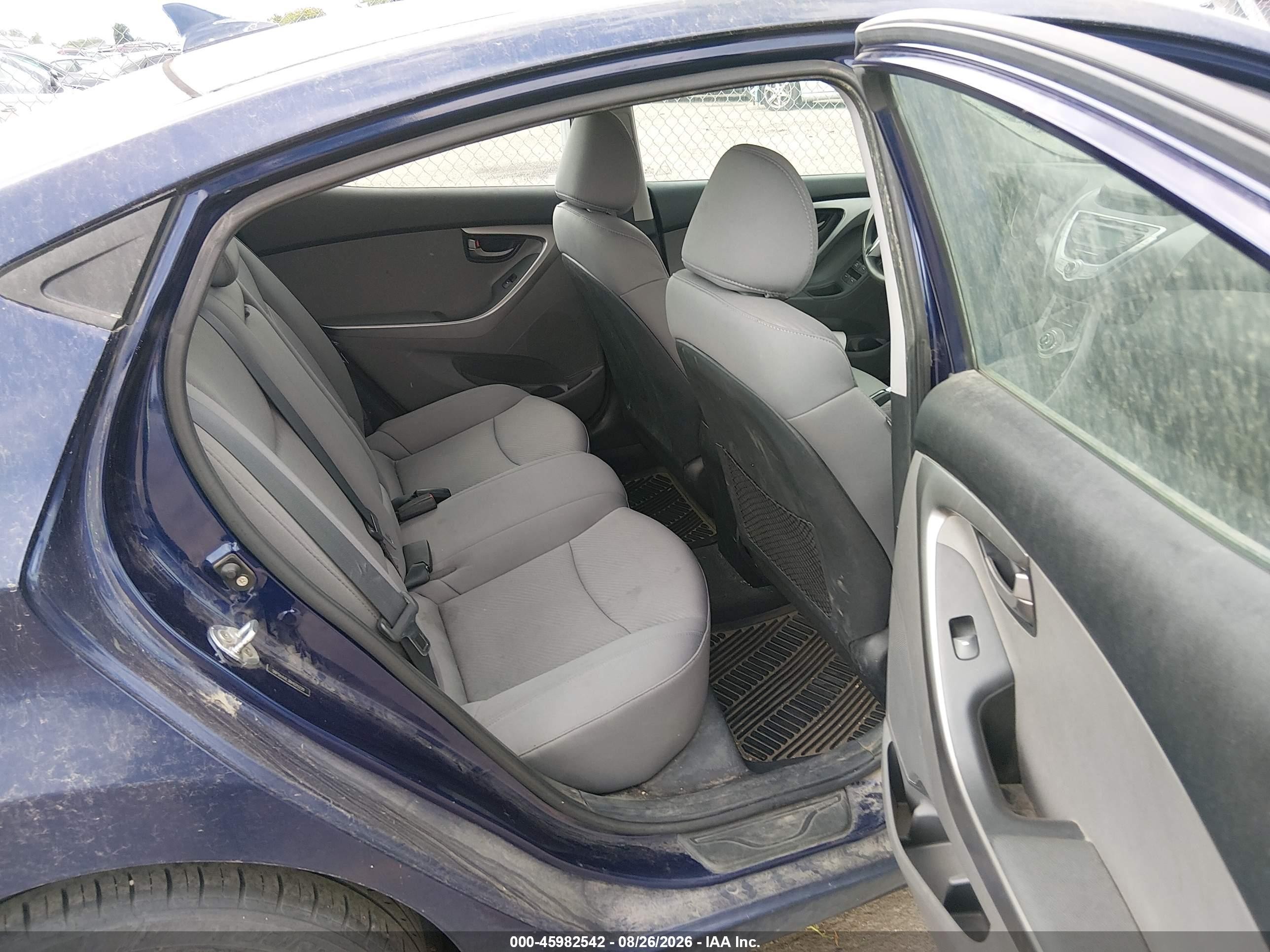 2011 Hyundai Elantra Gls Blue vin: 5NPDH4AE3BH025220