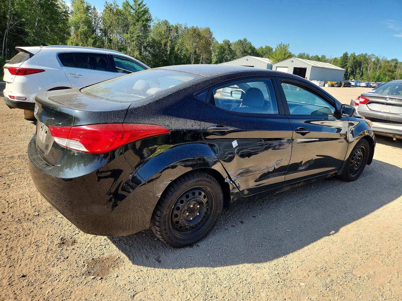 2011 Hyundai Elantra Gls Black vin: 5NPDH4AE3BH032541