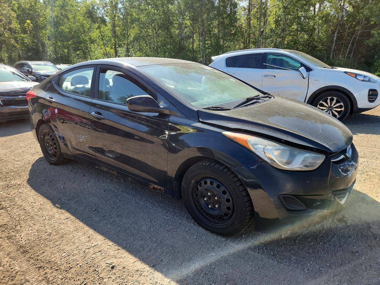2011 Hyundai Elantra Gls Black vin: 5NPDH4AE3BH032541