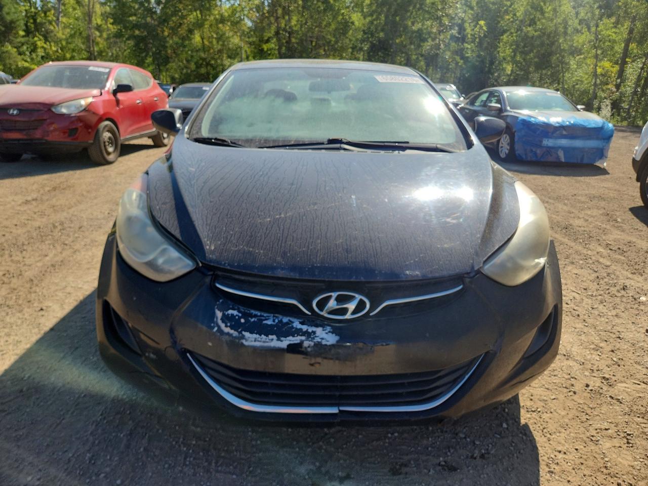 2011 Hyundai Elantra Gls Black vin: 5NPDH4AE3BH032541