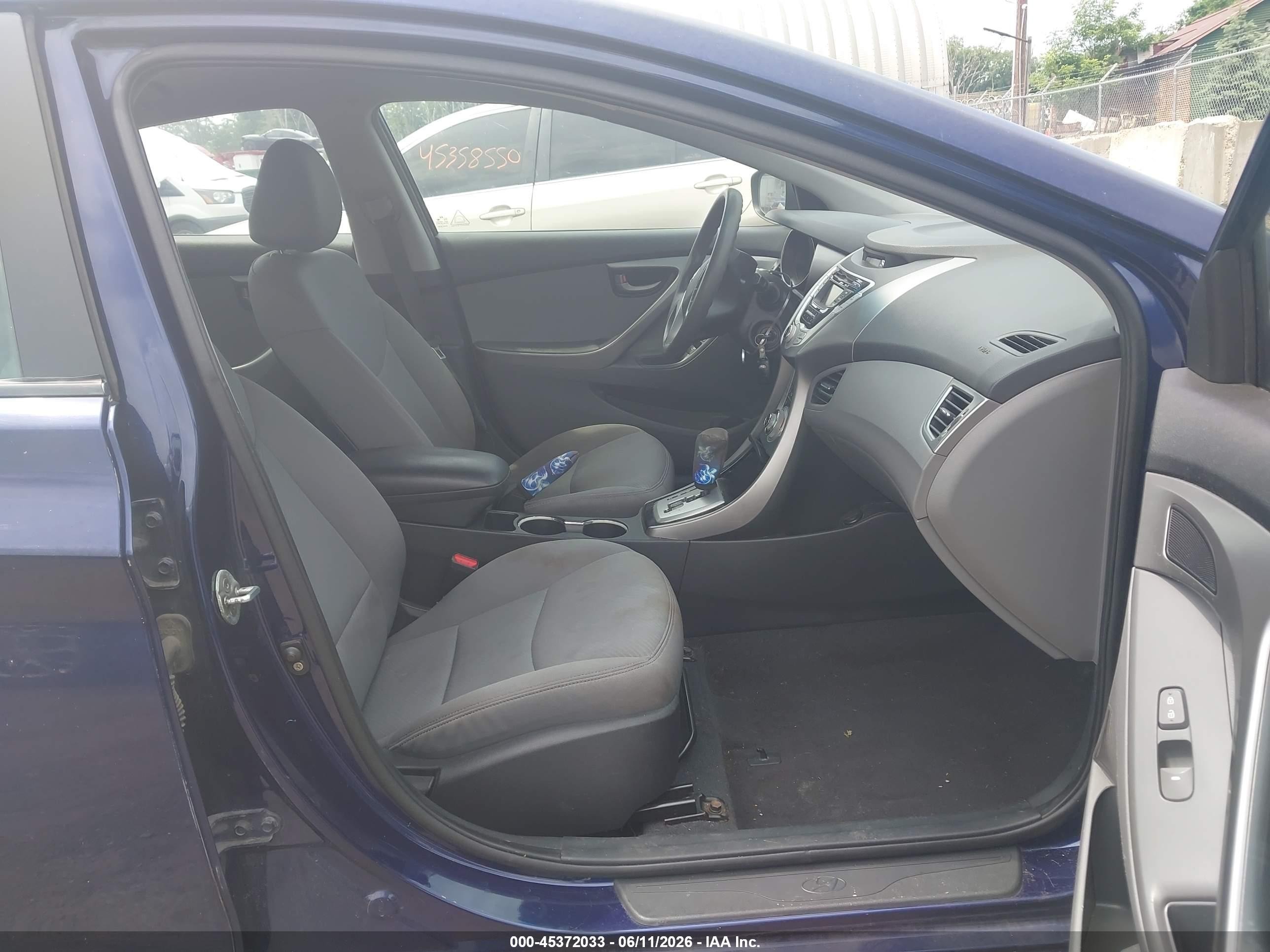 2011 Hyundai Elantra Gls Blue vin: 5NPDH4AE3BH033141