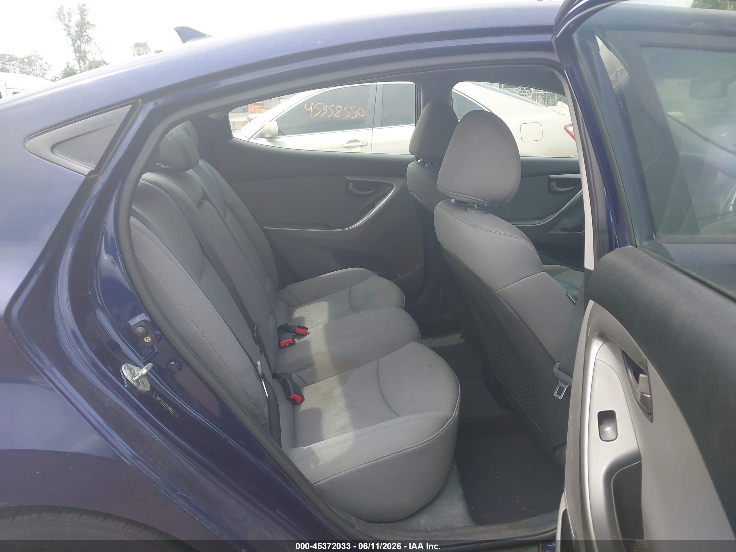 2011 Hyundai Elantra Gls Blue vin: 5NPDH4AE3BH033141