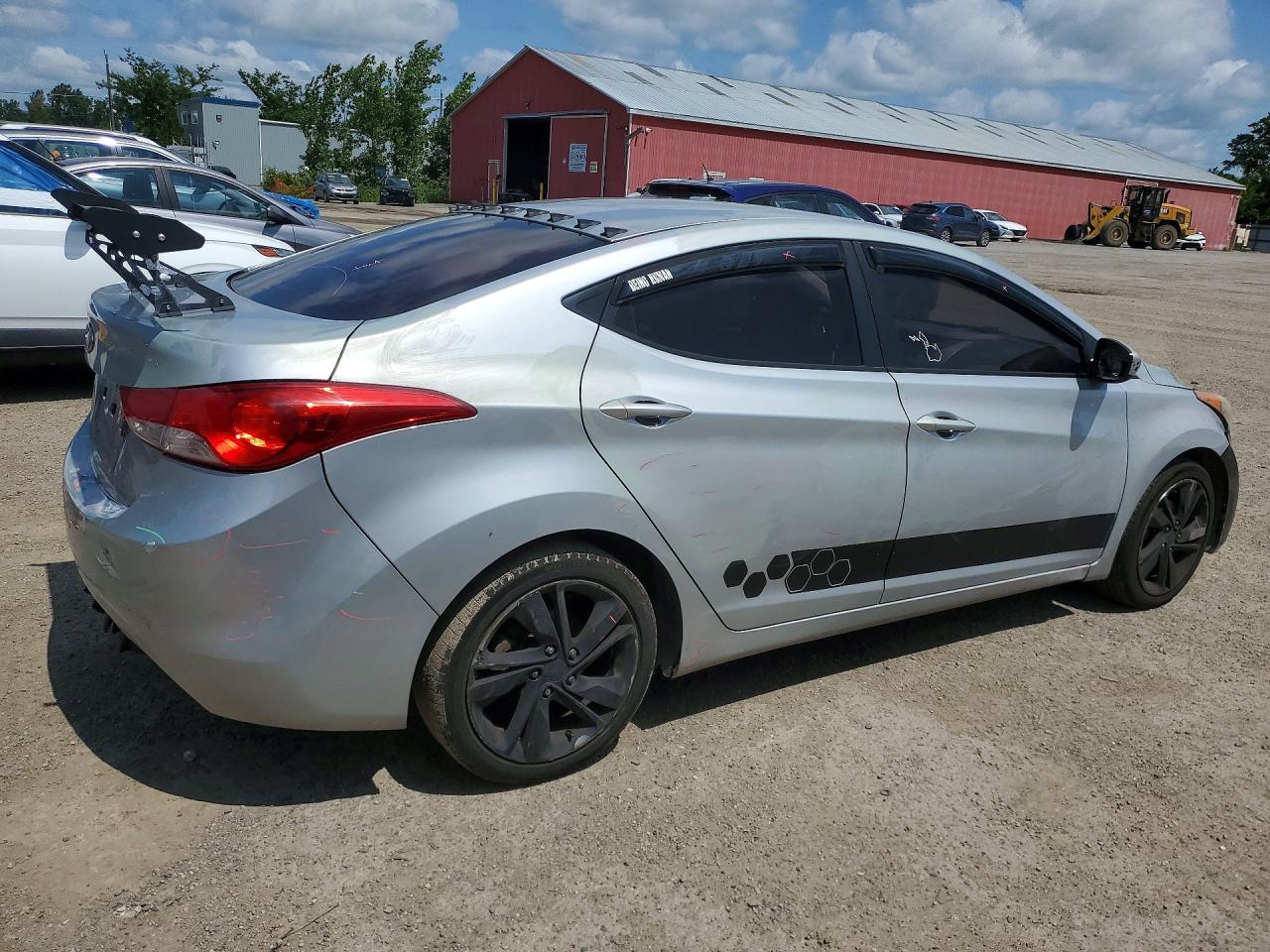 2011 Hyundai Elantra Gls Серебряный vin: 5NPDH4AE3BH035438