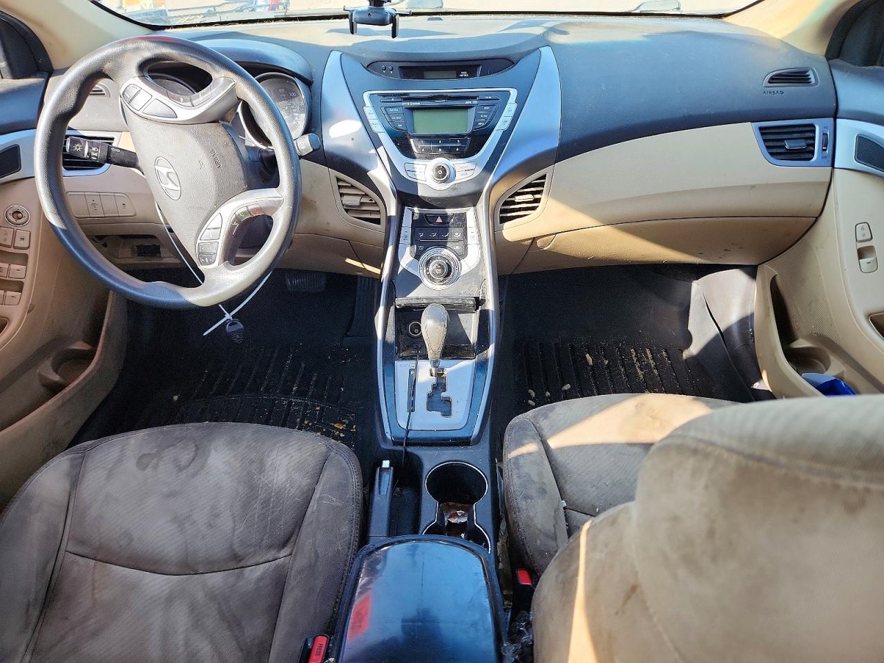 2011 Hyundai Elantra Gls Gray vin: 5NPDH4AE3BH040901