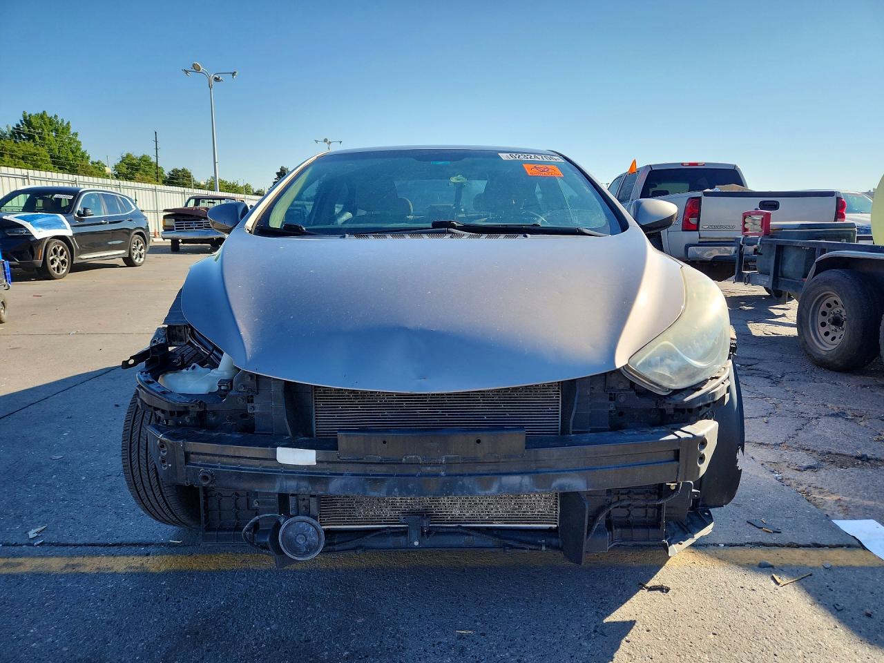 2011 Hyundai Elantra Gls Gray vin: 5NPDH4AE3BH040901