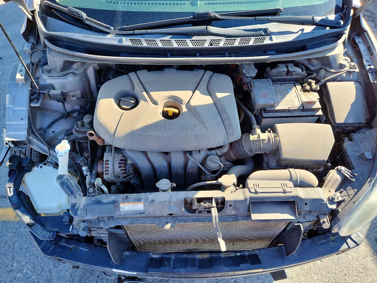 2011 Hyundai Elantra Gls Gray vin: 5NPDH4AE3BH040901