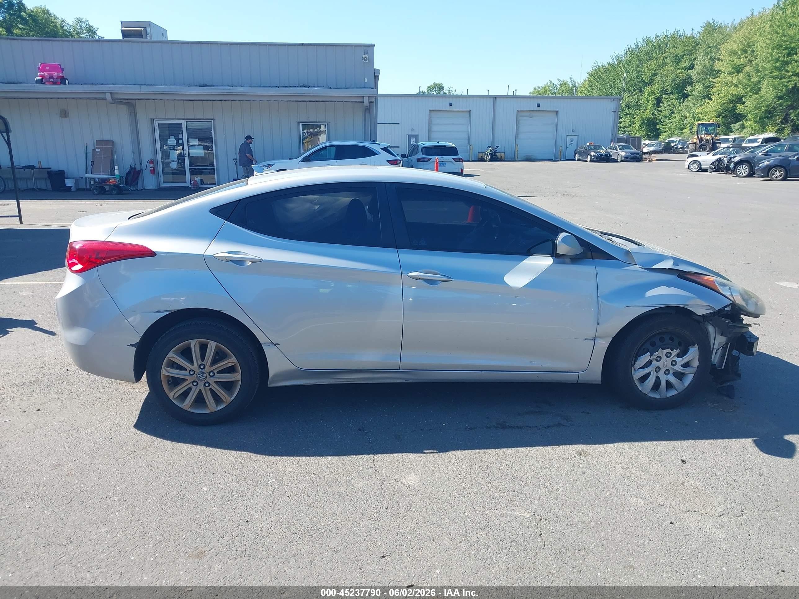 2011 Hyundai Elantra Gls Silver vin: 5NPDH4AE3BH050604