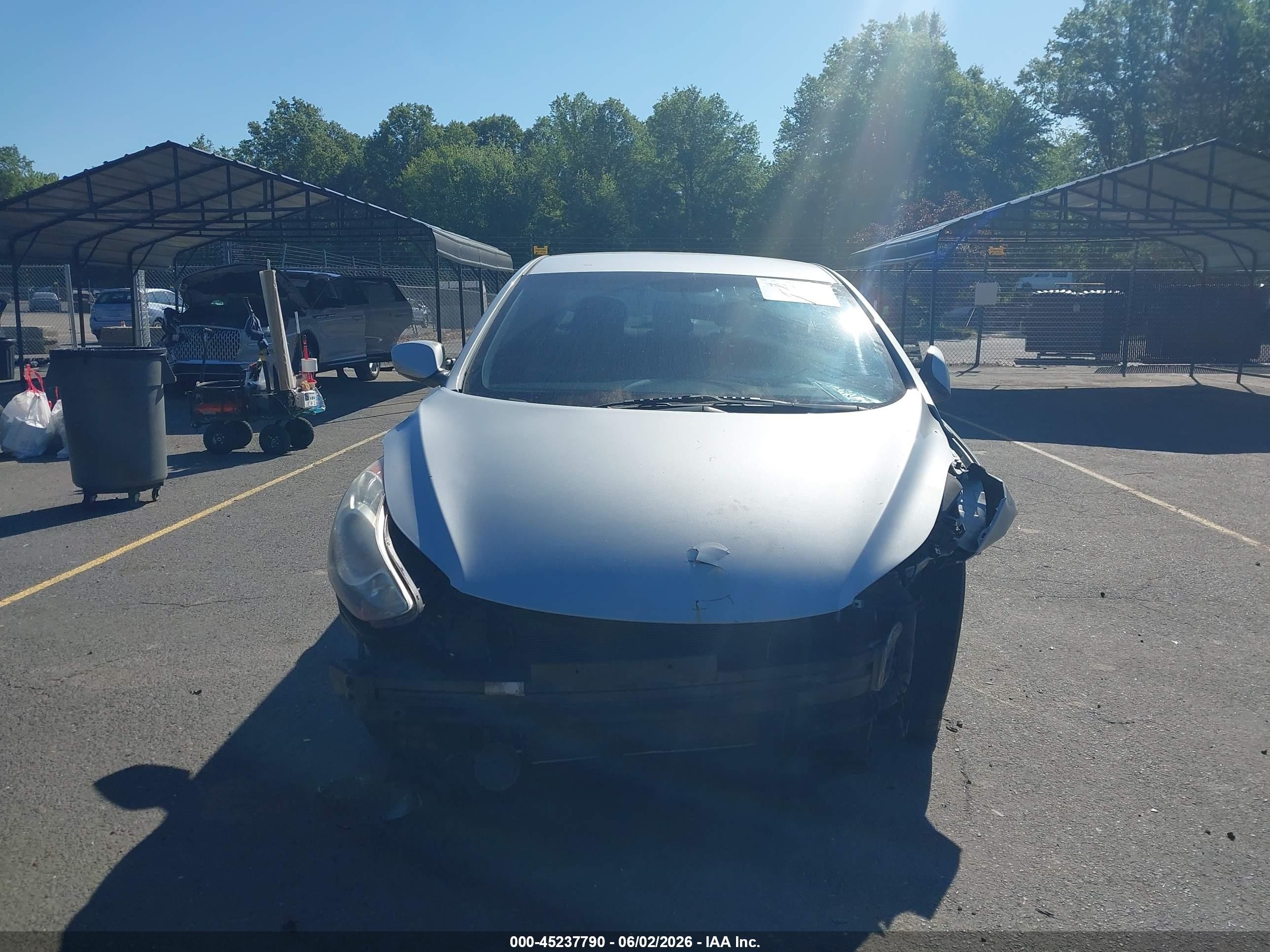 2011 Hyundai Elantra Gls Silver vin: 5NPDH4AE3BH050604