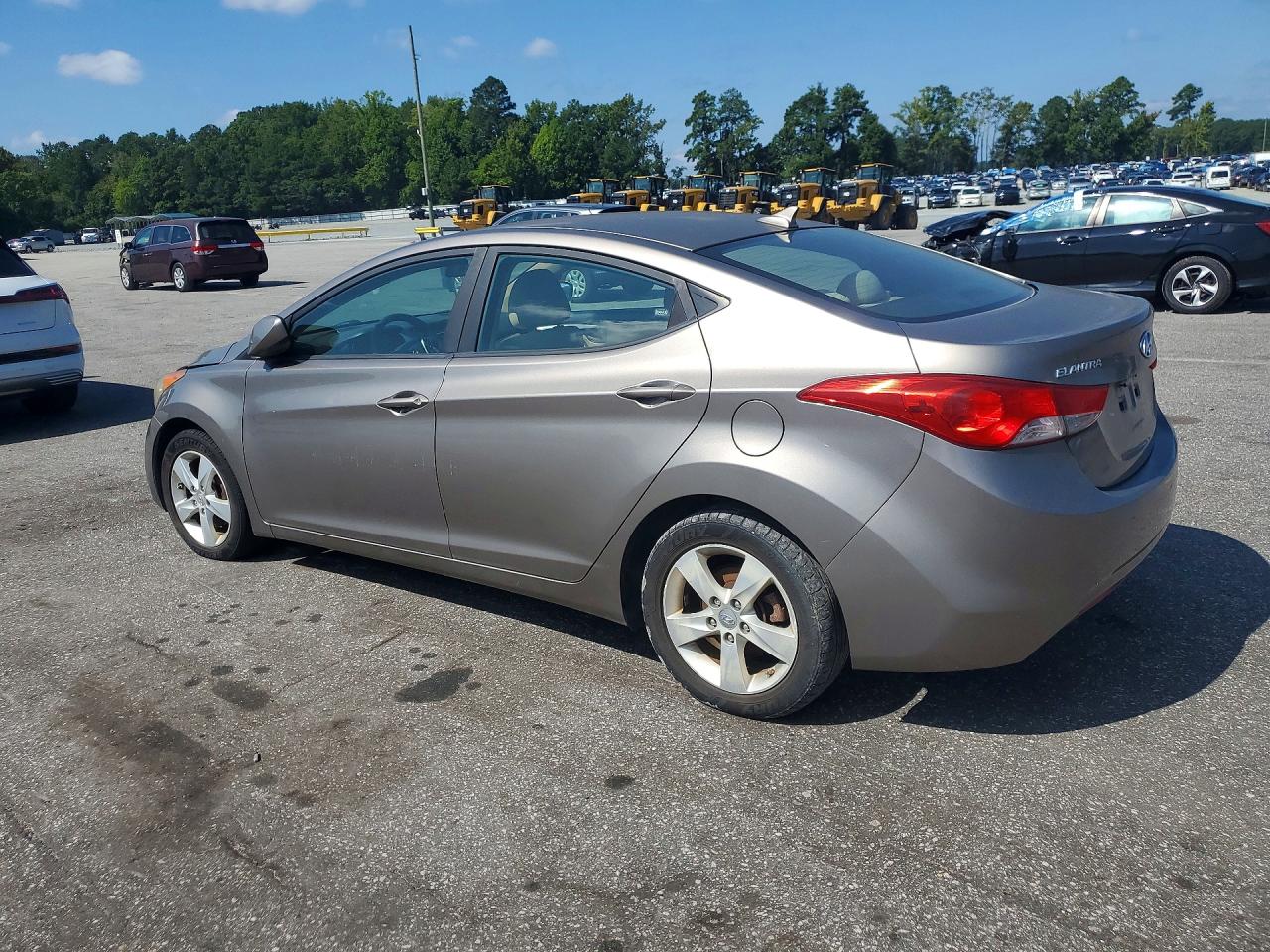 2011 Hyundai Elantra Gls Silver vin: 5NPDH4AE3BH051493