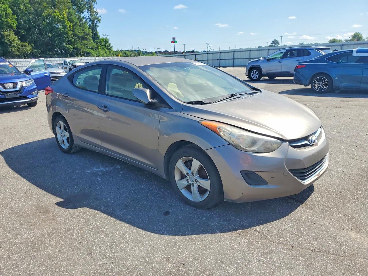 2011 Hyundai Elantra Gls Silver vin: 5NPDH4AE3BH051493