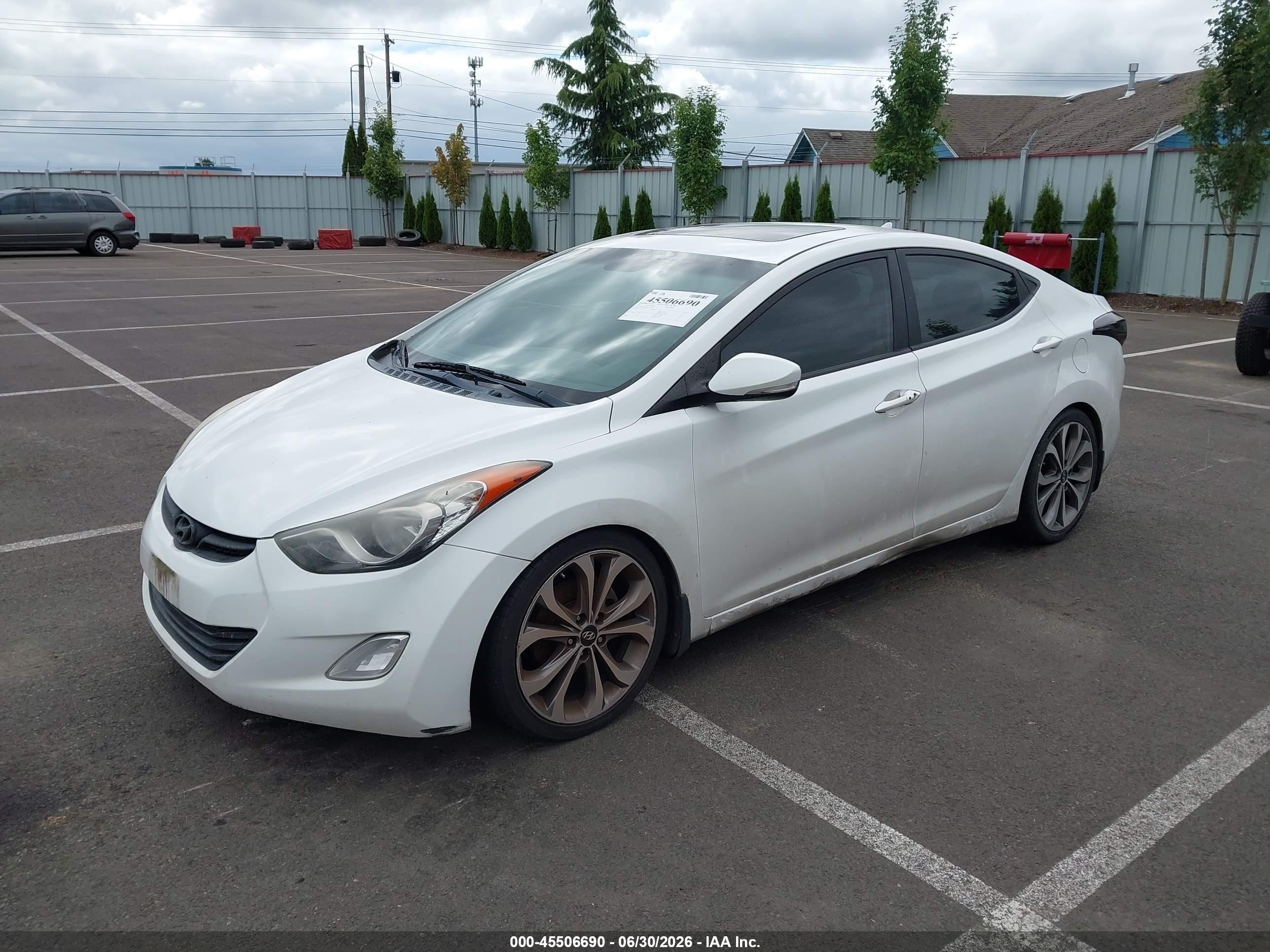 2011 Hyundai Elantra Limited White vin: 5NPDH4AE3BH052398