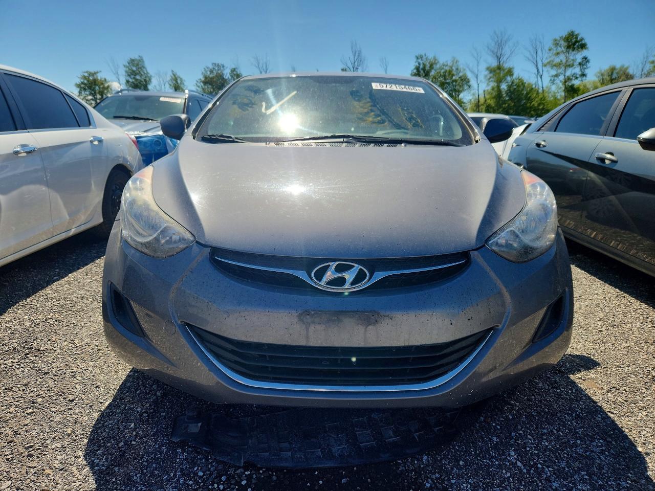 2011 Hyundai Elantra Gls Charcoal vin: 5NPDH4AE3BH055141