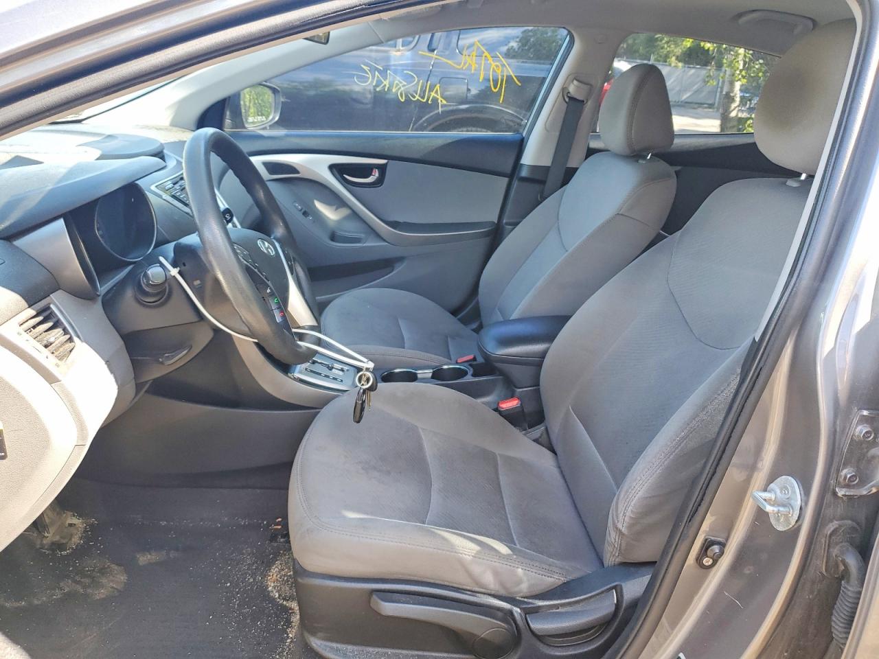 2011 Hyundai Elantra Gls Charcoal vin: 5NPDH4AE3BH055141
