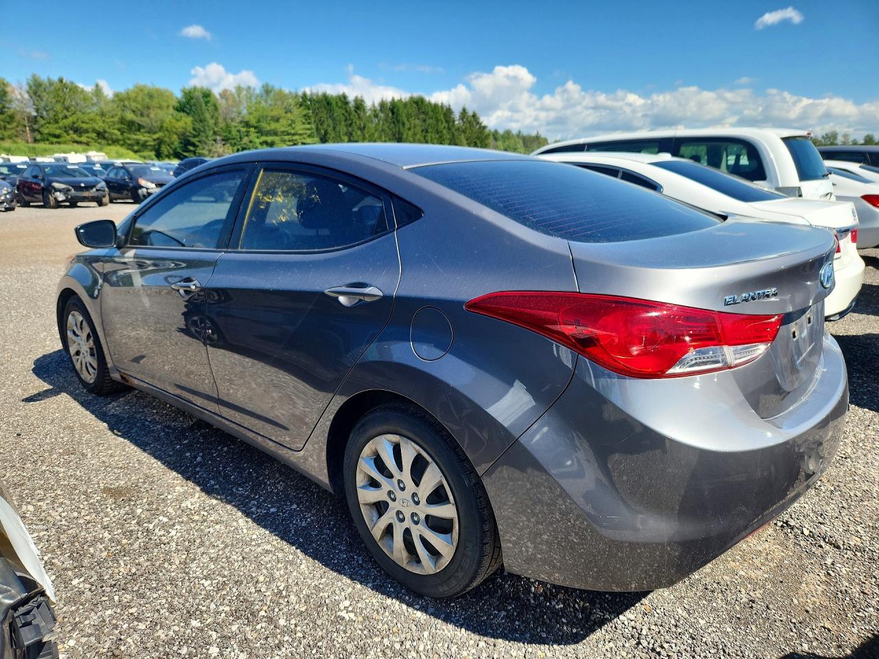 2011 Hyundai Elantra Gls Charcoal vin: 5NPDH4AE3BH055141