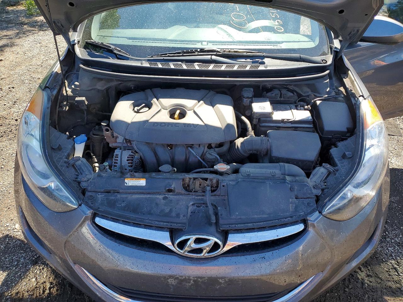 2011 Hyundai Elantra Gls Charcoal vin: 5NPDH4AE3BH055141