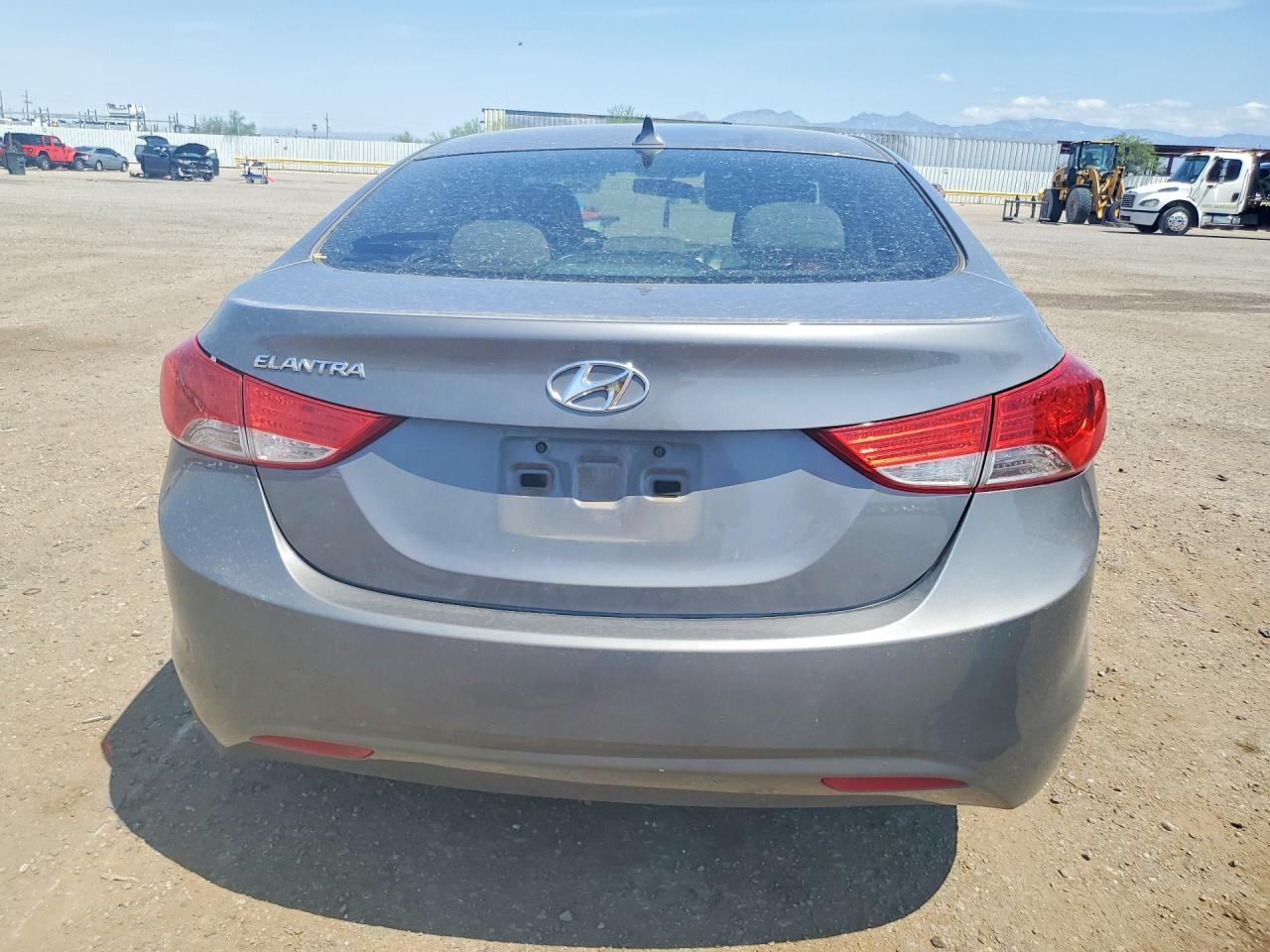 2011 Hyundai Elantra Gls Gray vin: 5NPDH4AE3BH057150