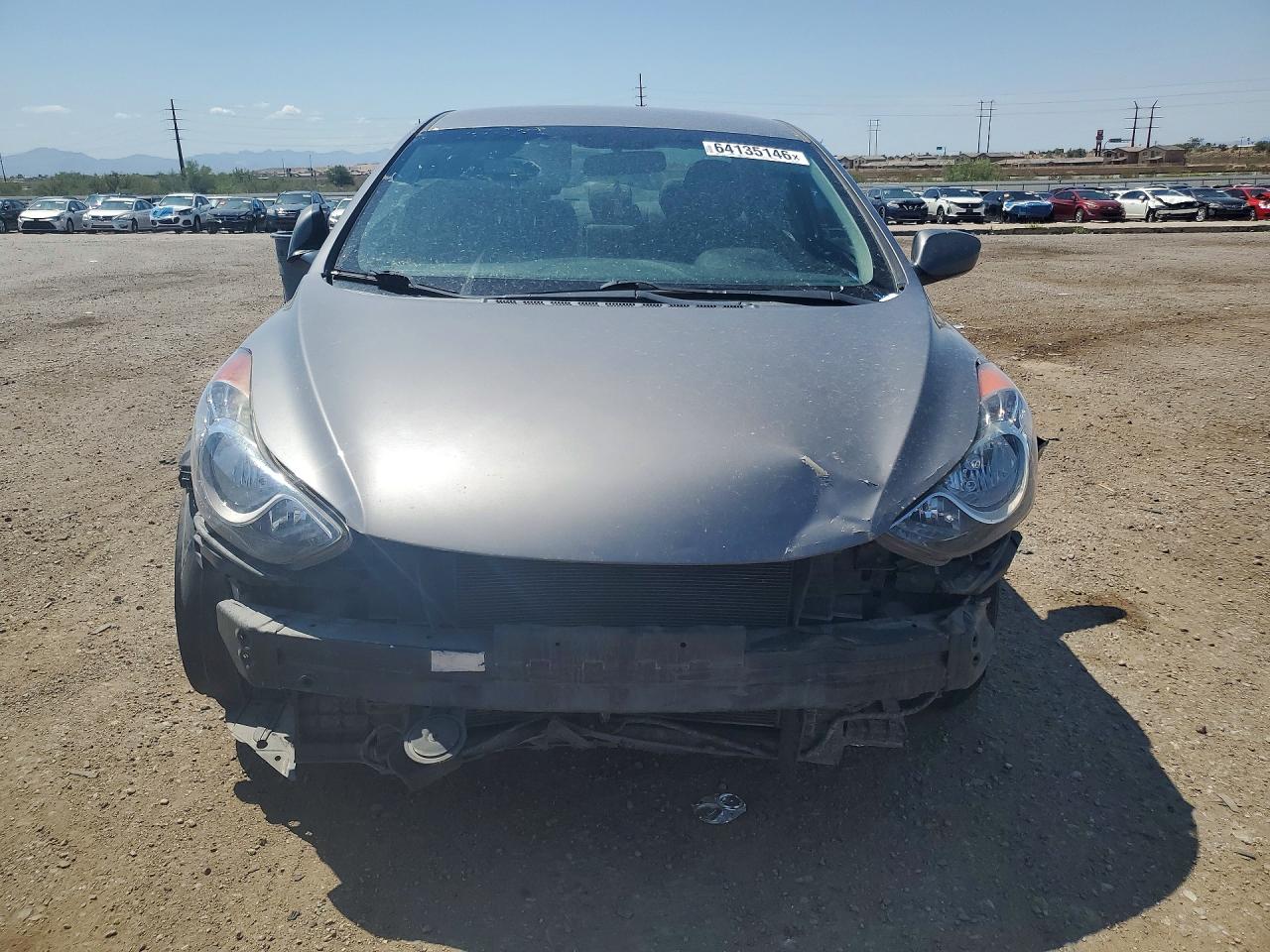 2011 Hyundai Elantra Gls Gray vin: 5NPDH4AE3BH057150