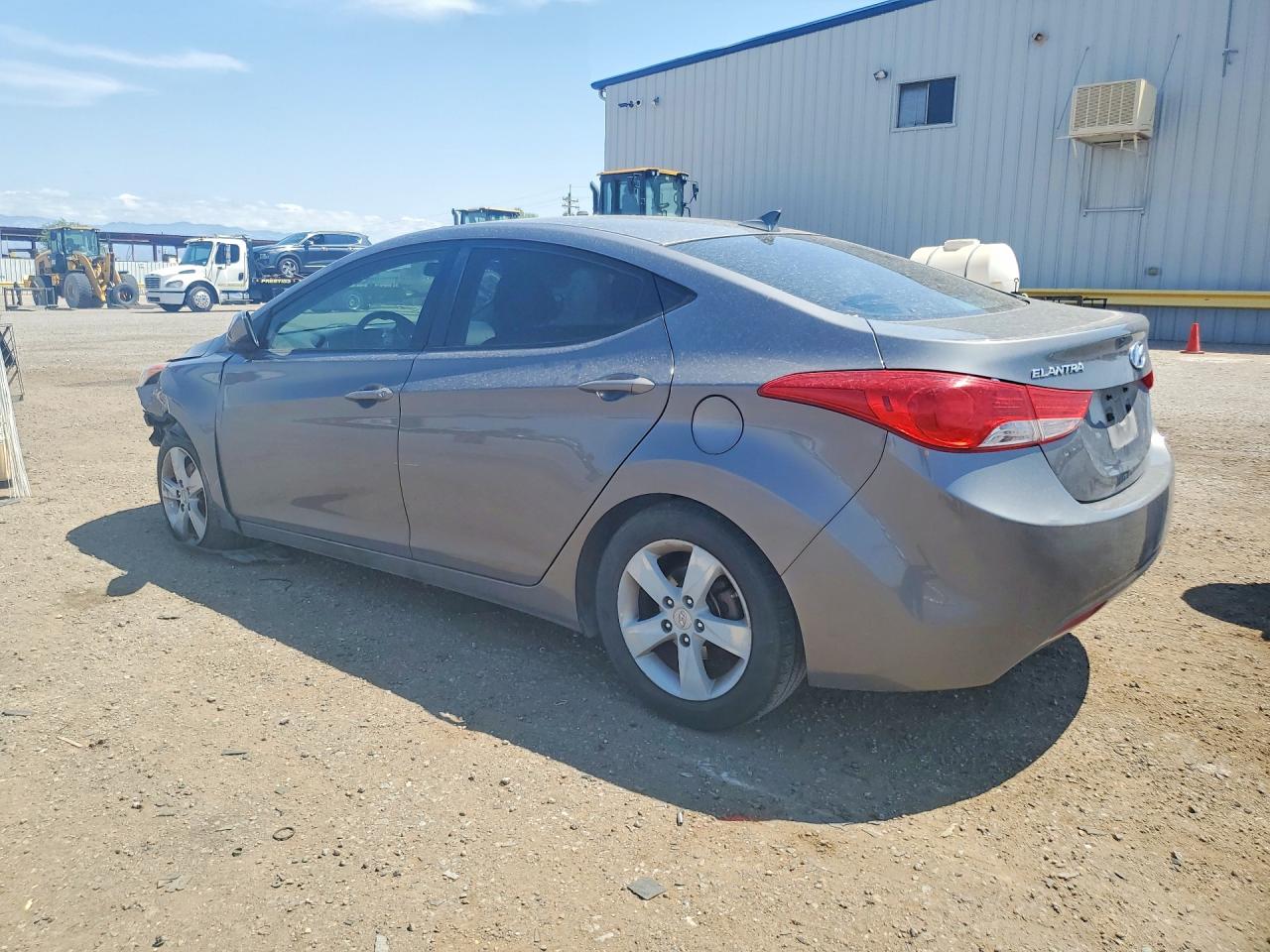 2011 Hyundai Elantra Gls Gray vin: 5NPDH4AE3BH057150