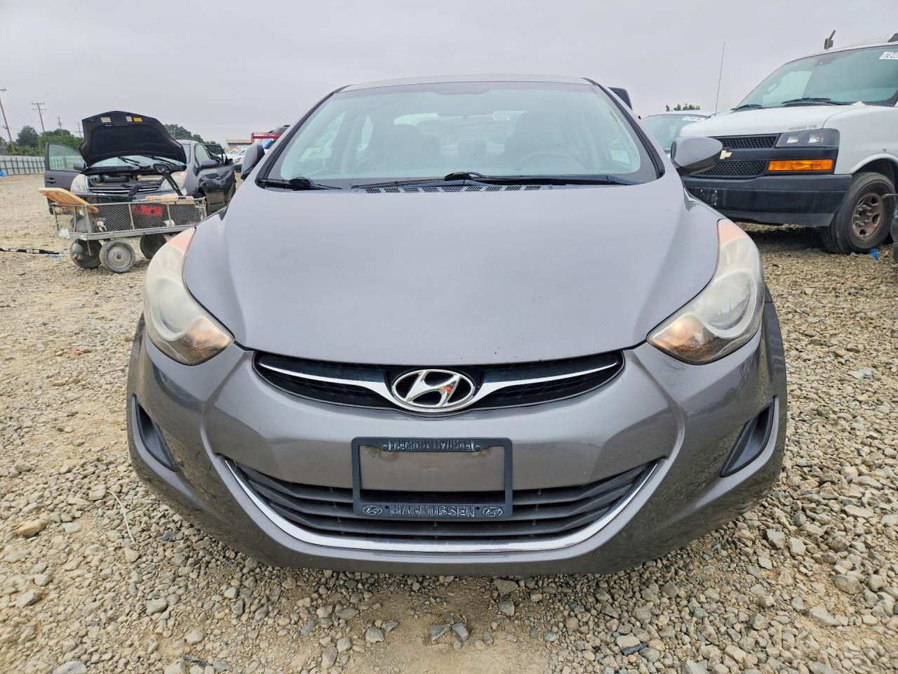 2011 Hyundai Elantra Gls Серый vin: 5NPDH4AE3BH058816