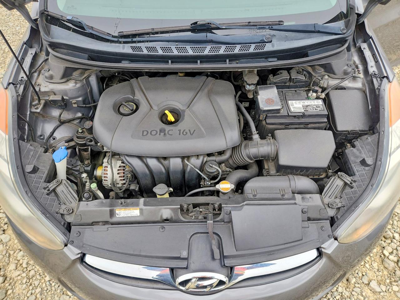 2011 Hyundai Elantra Gls Серый vin: 5NPDH4AE3BH058816