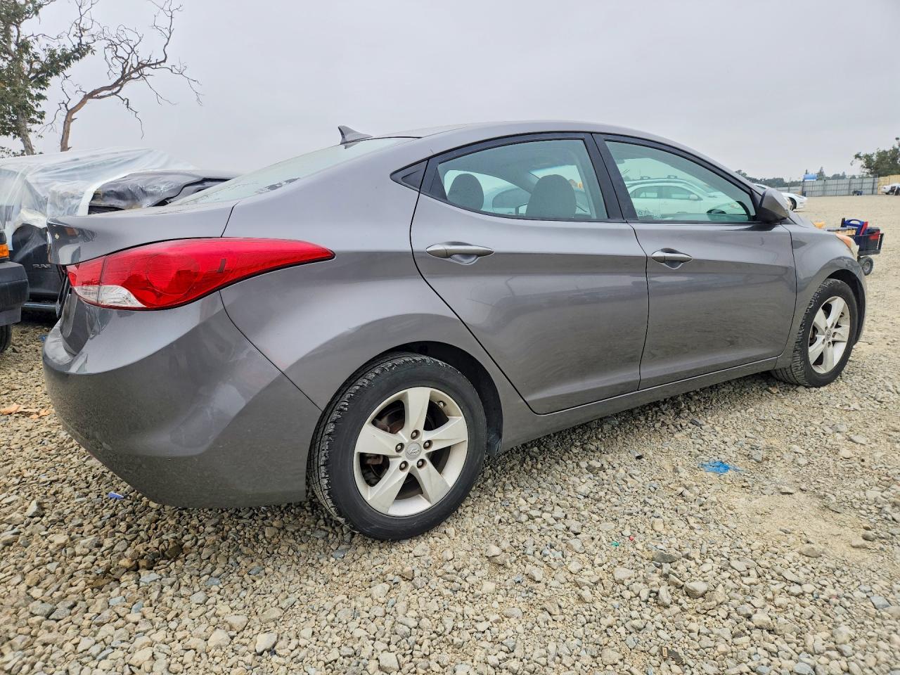 2011 Hyundai Elantra Gls Серый vin: 5NPDH4AE3BH058816