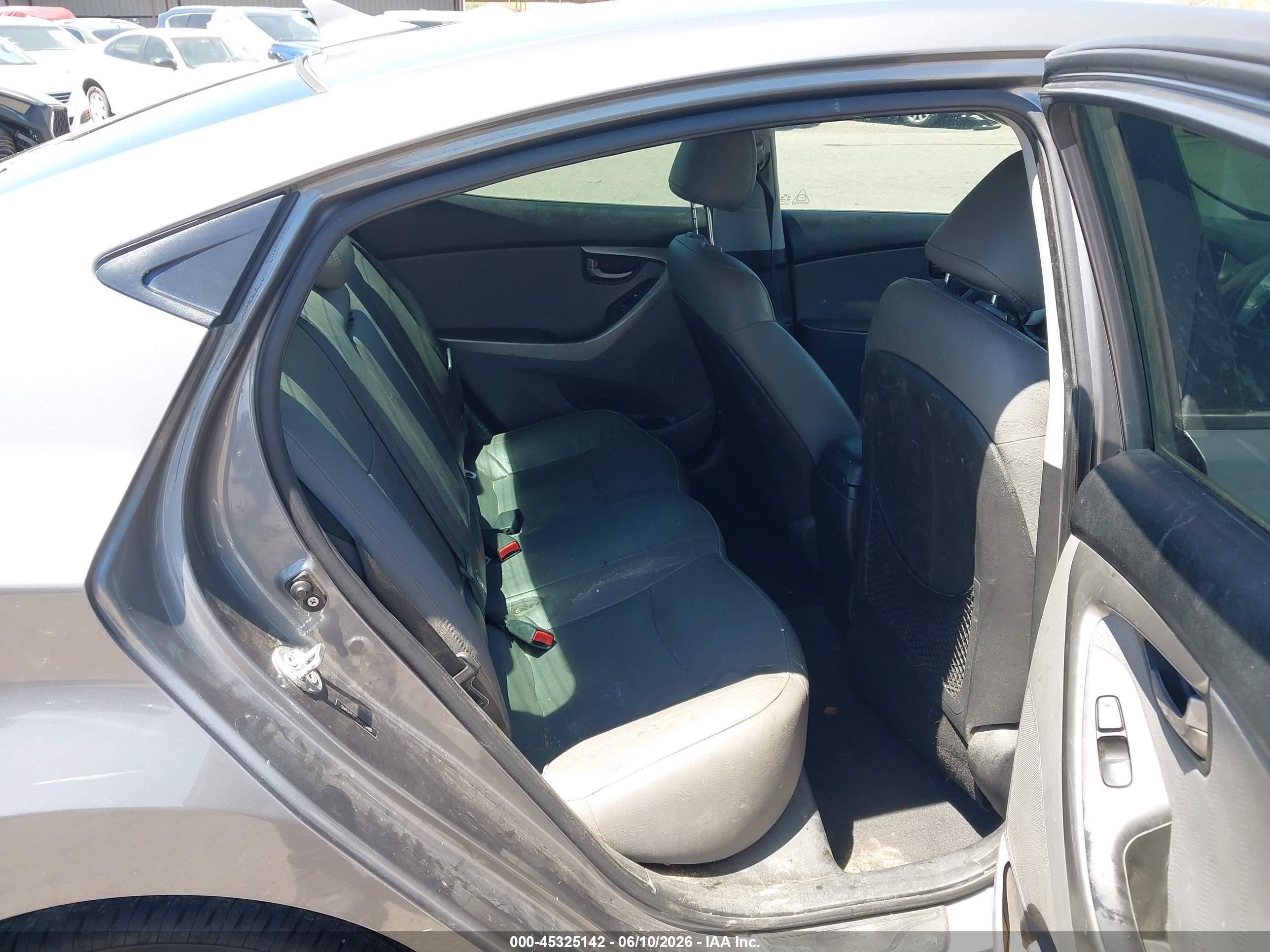 2011 Hyundai Elantra Limited Gray vin: 5NPDH4AE3BH075888
