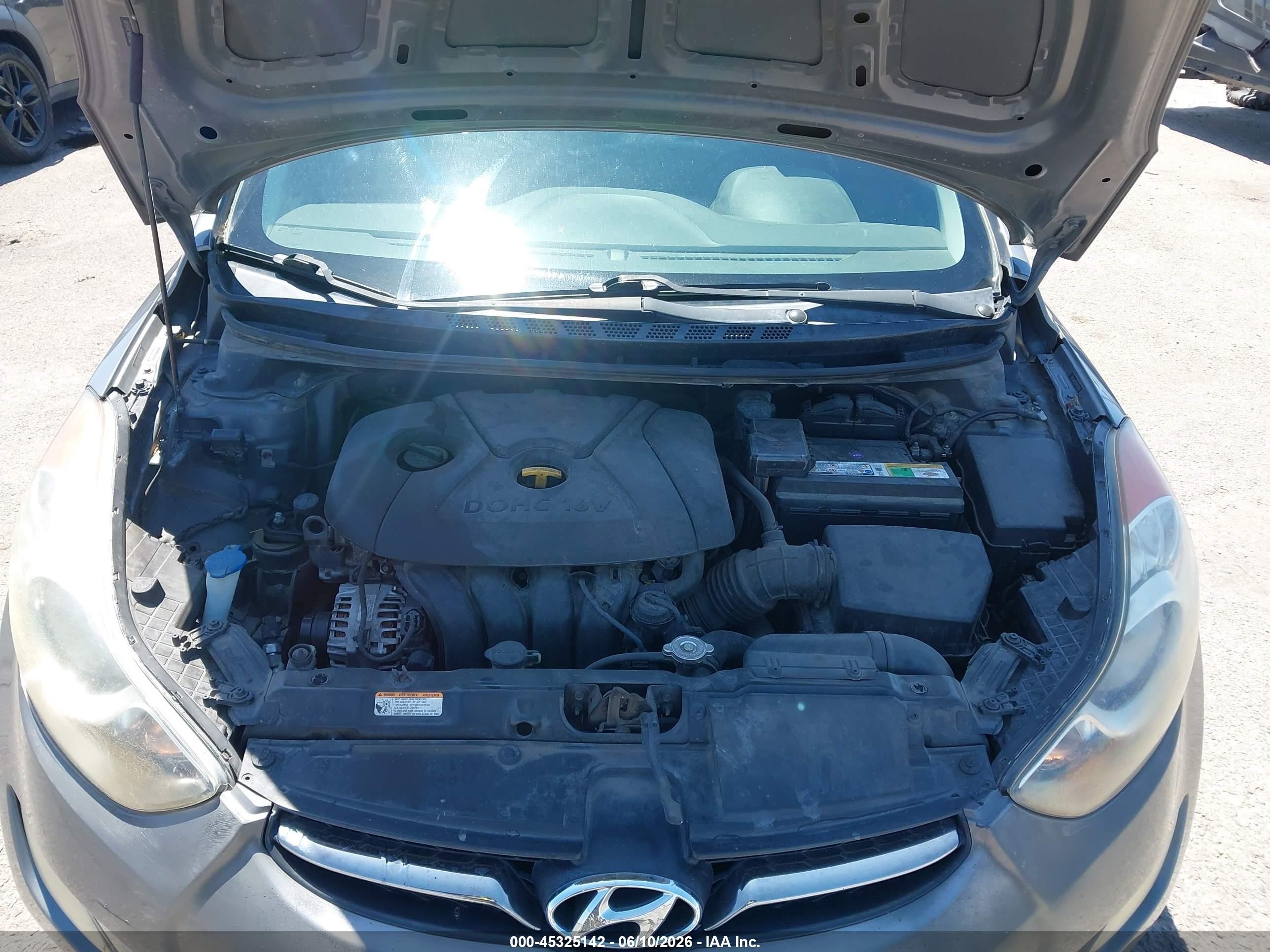 2011 Hyundai Elantra Limited Gray vin: 5NPDH4AE3BH075888