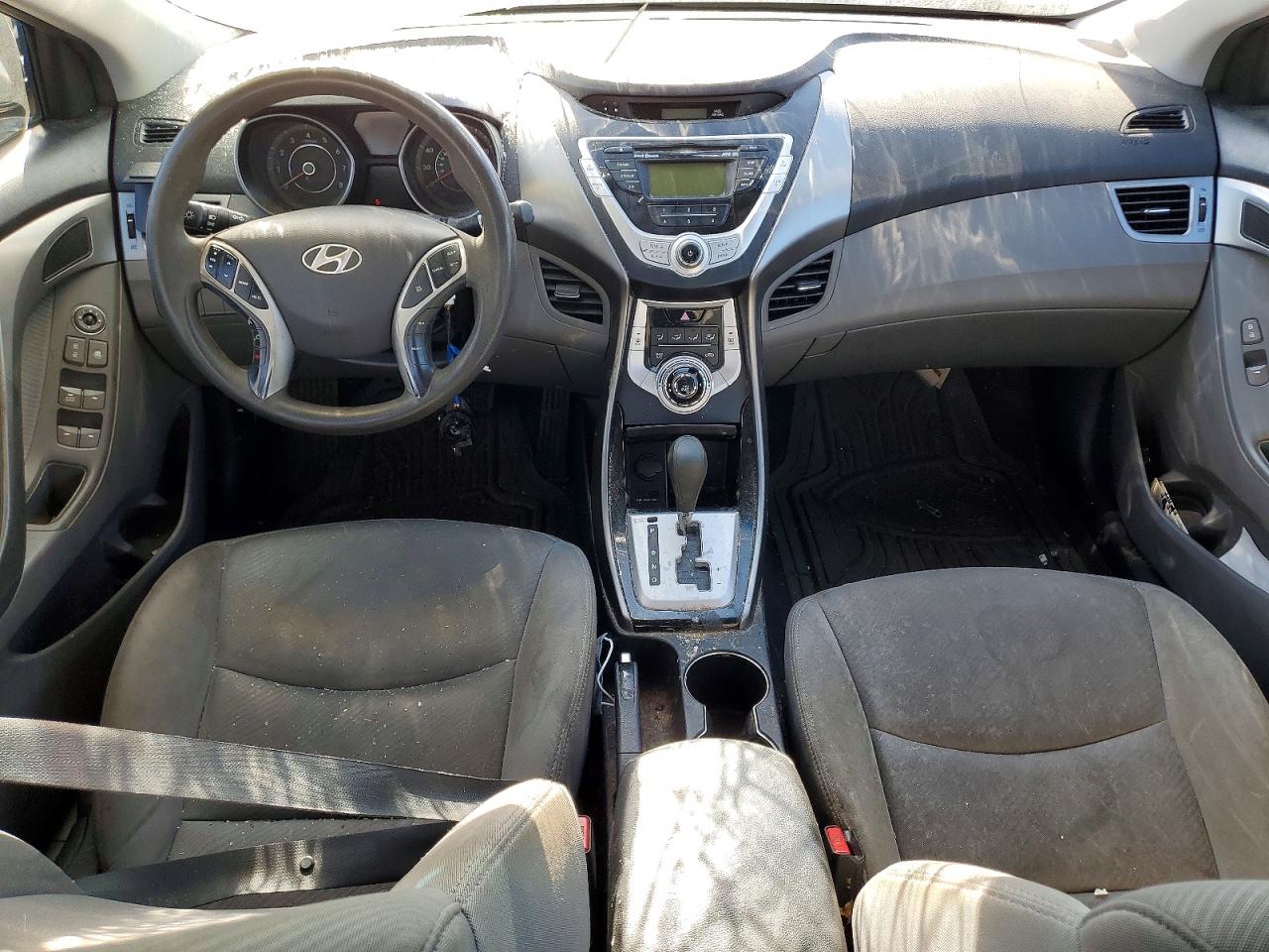 2012 Hyundai Elantra Gls Gray vin: 5NPDH4AE3CH065055