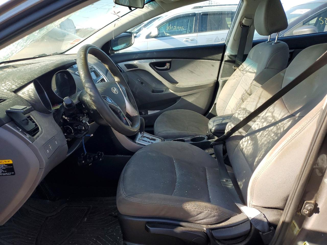 2012 Hyundai Elantra Gls Gray vin: 5NPDH4AE3CH065055