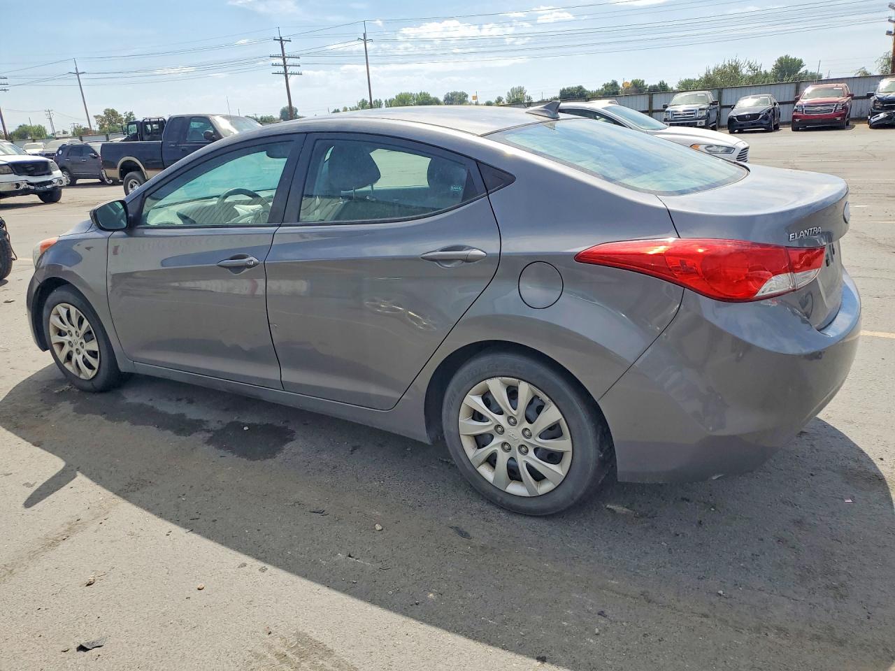 2012 Hyundai Elantra Gls Charcoal vin: 5NPDH4AE3CH068439